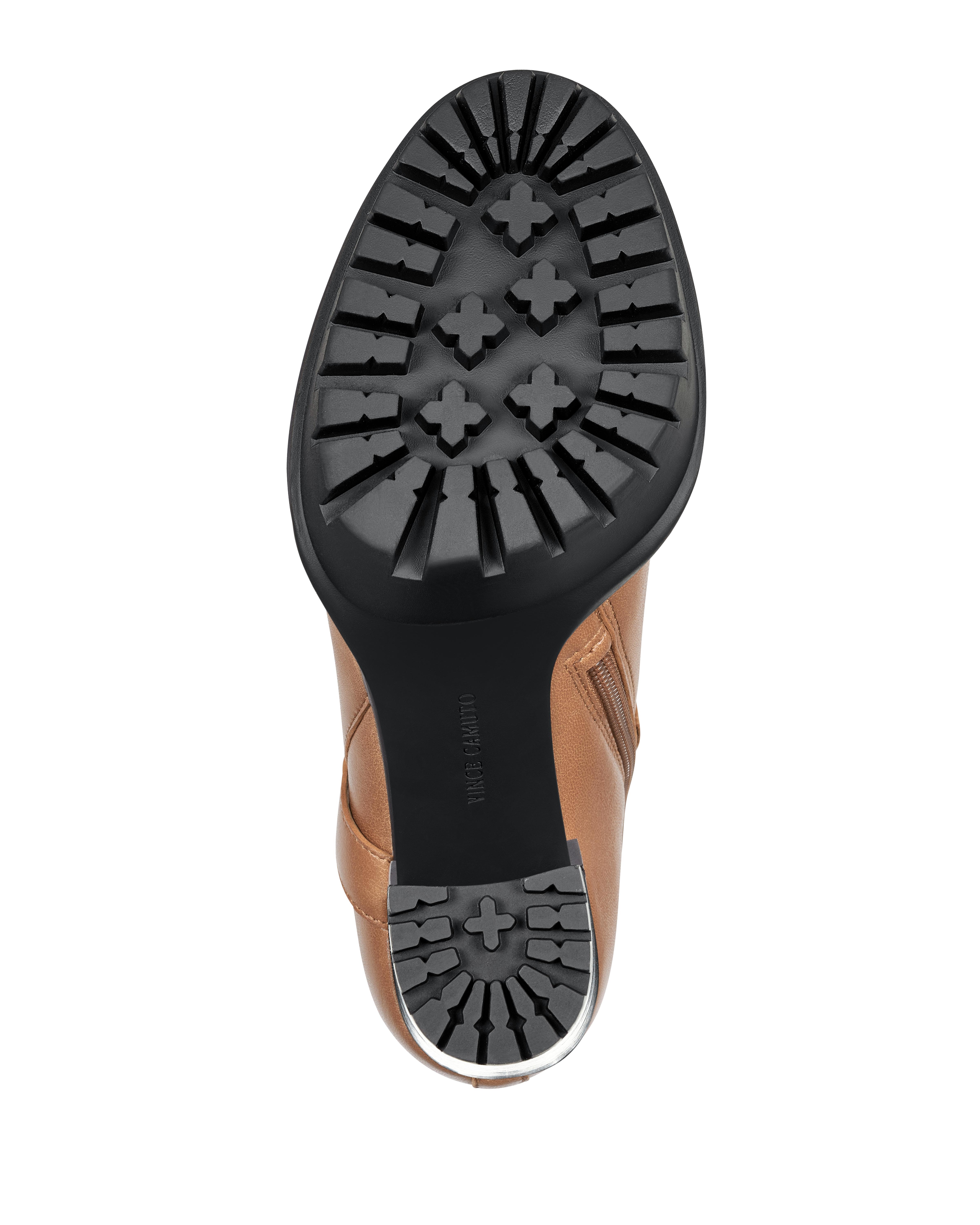 Vince Camuto Leather Elisen Platform Bootie in Cognac ...