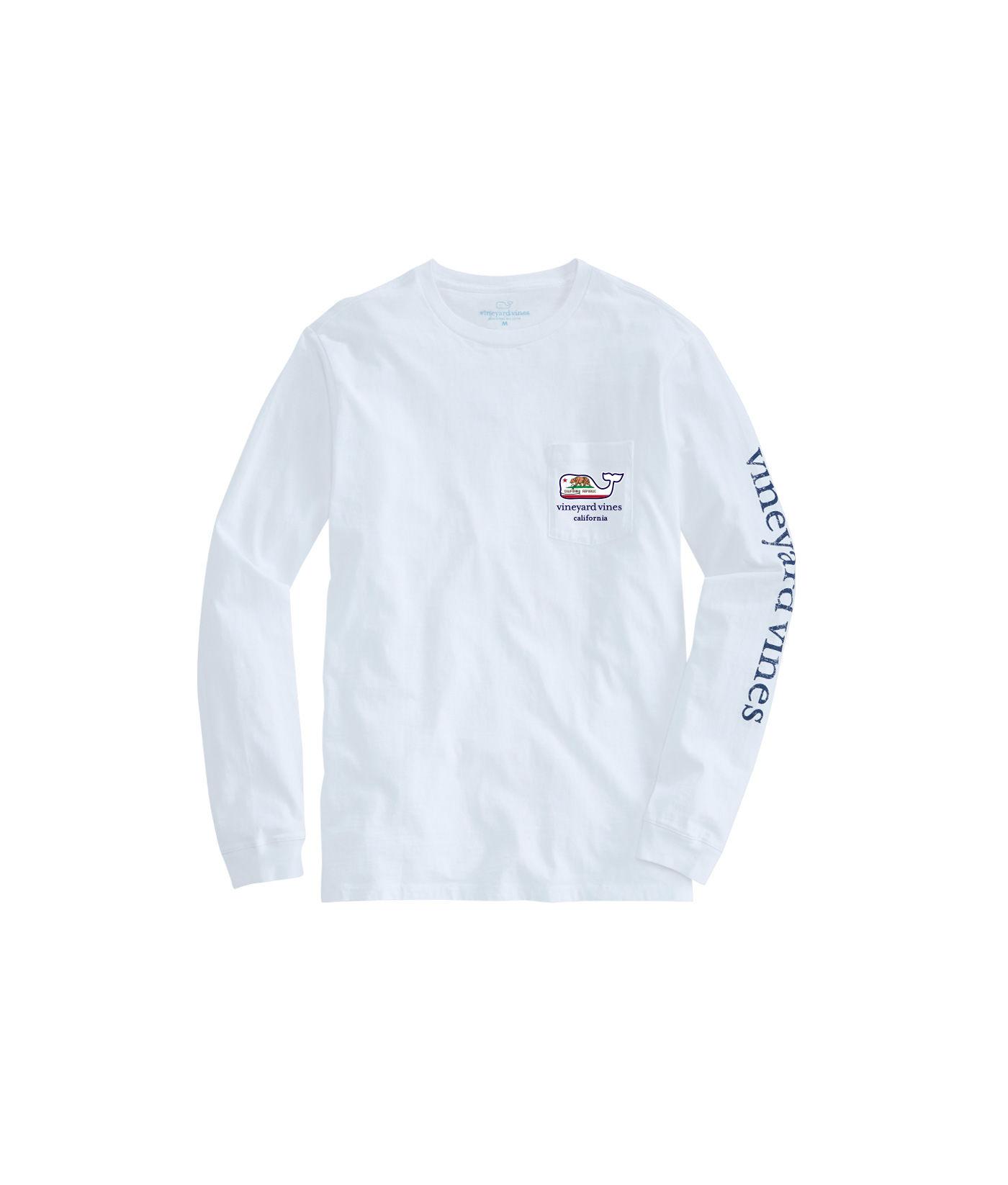 vineyard vines whale long sleeve shirt