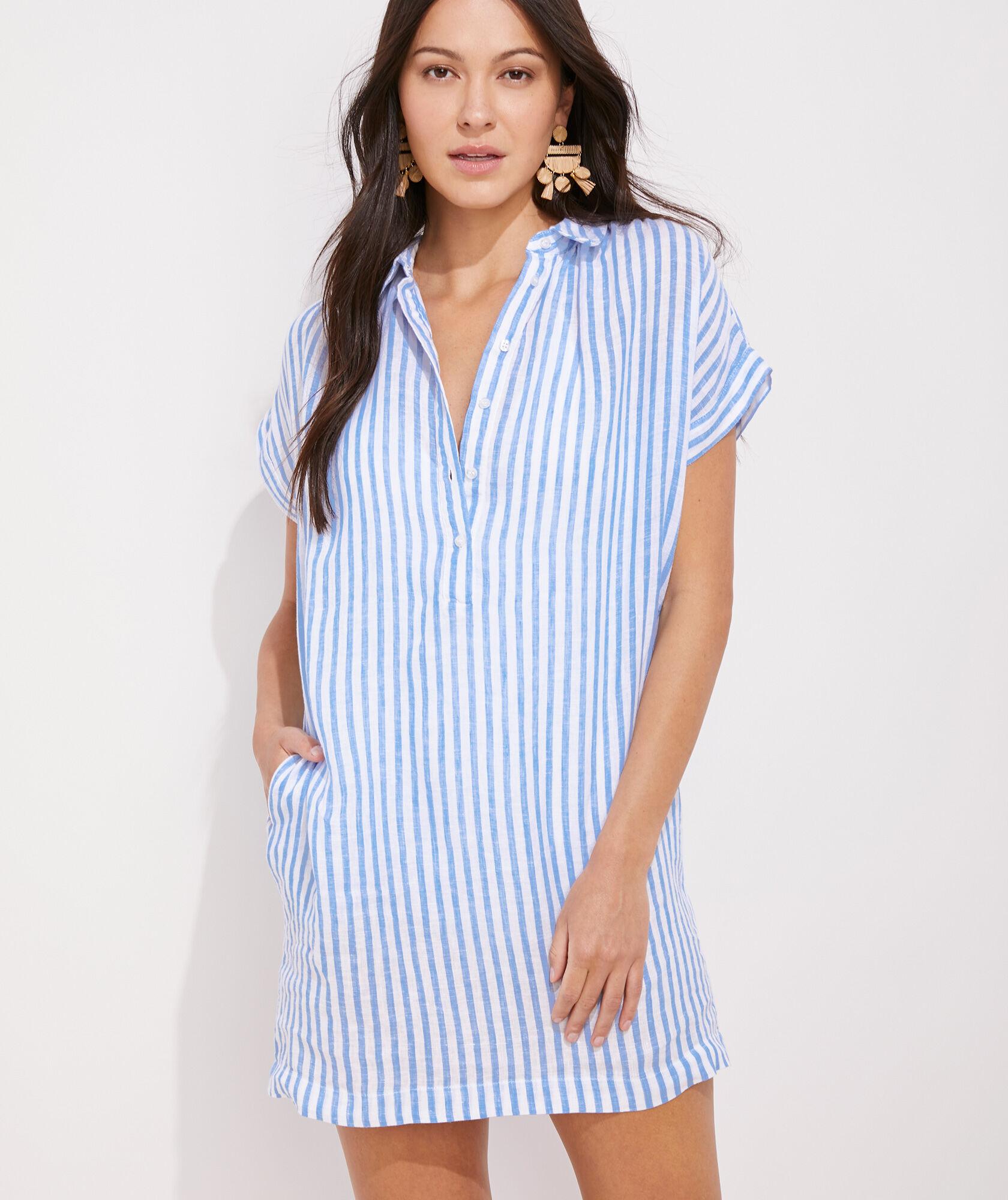 Vineyard Vines Linen Belle Stripe 