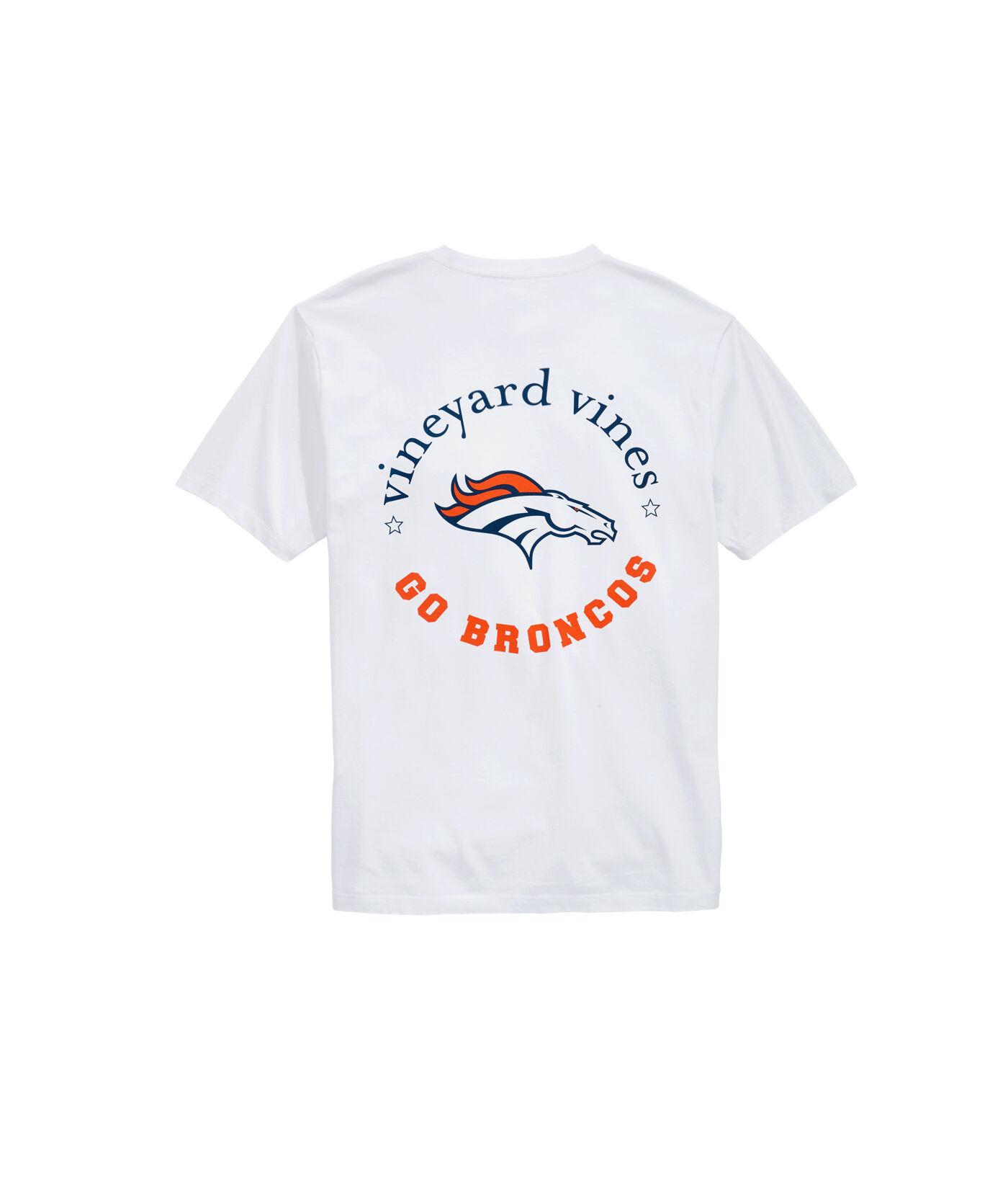 Vineyard Vines Cotton Go Broncos Tshirt in White Lyst