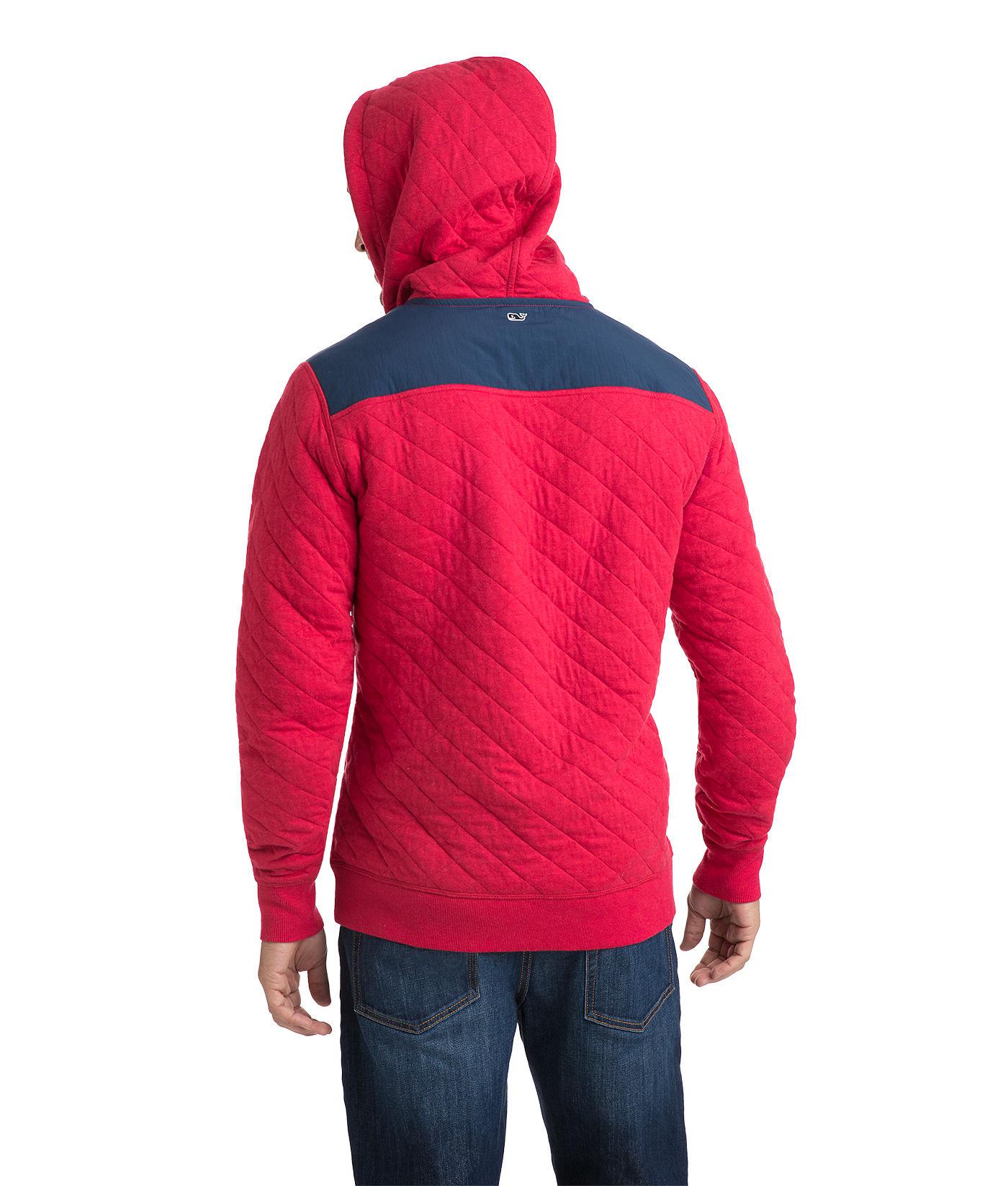 vineyard vines zip up sweater