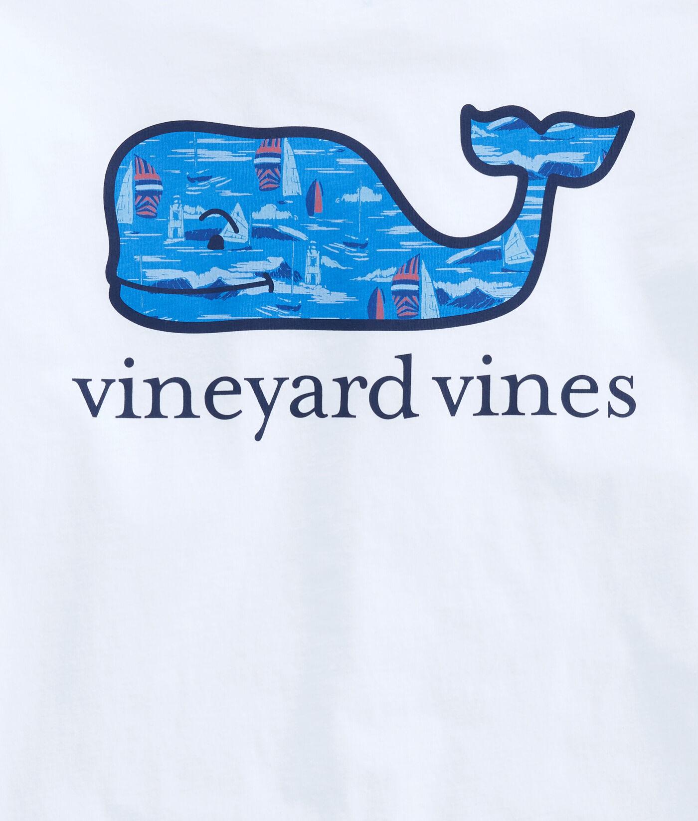 NWT Boy/'s Vineyard Vines Island Palm Whale Fill Pocket T-Shirt Large Or X-Large