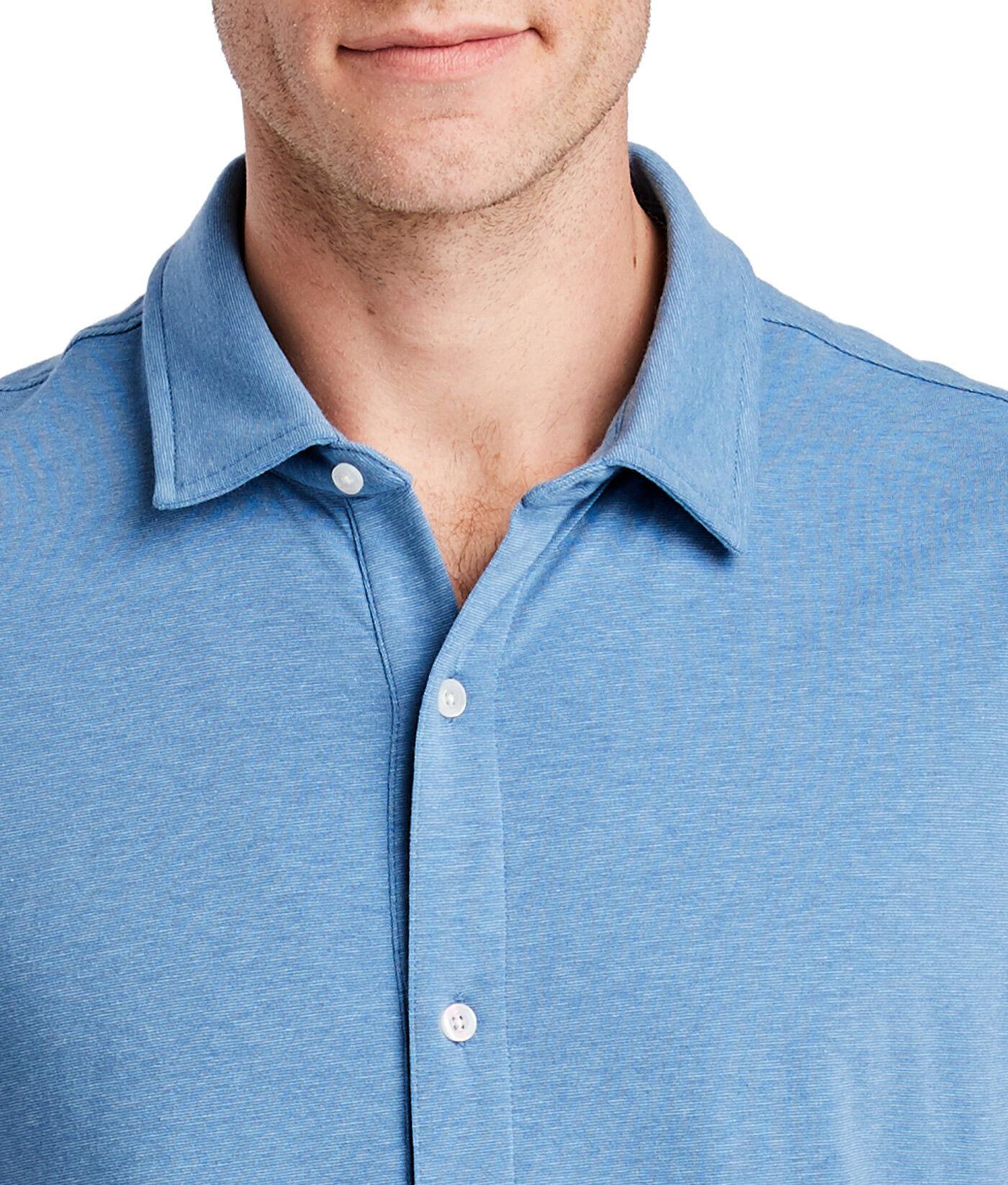 Vineyard Vines Cotton Full Button Edgartown Polo Shirt in Blue for Men ...