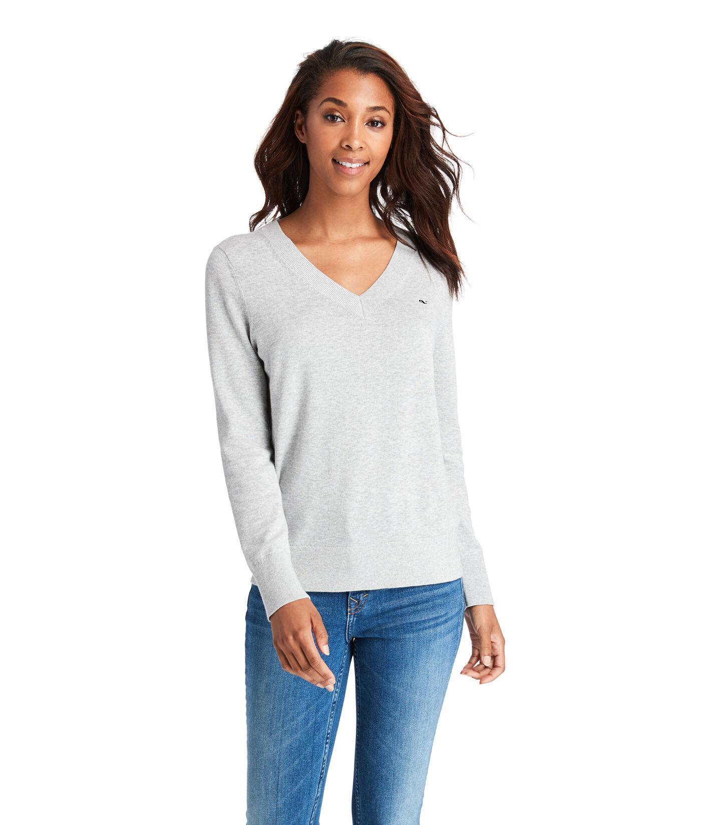 vineyard vines v neck sweater