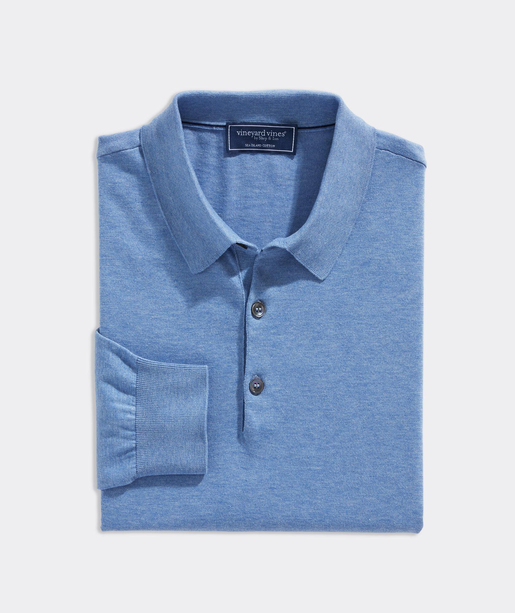 vineyard vines long sleeve polo