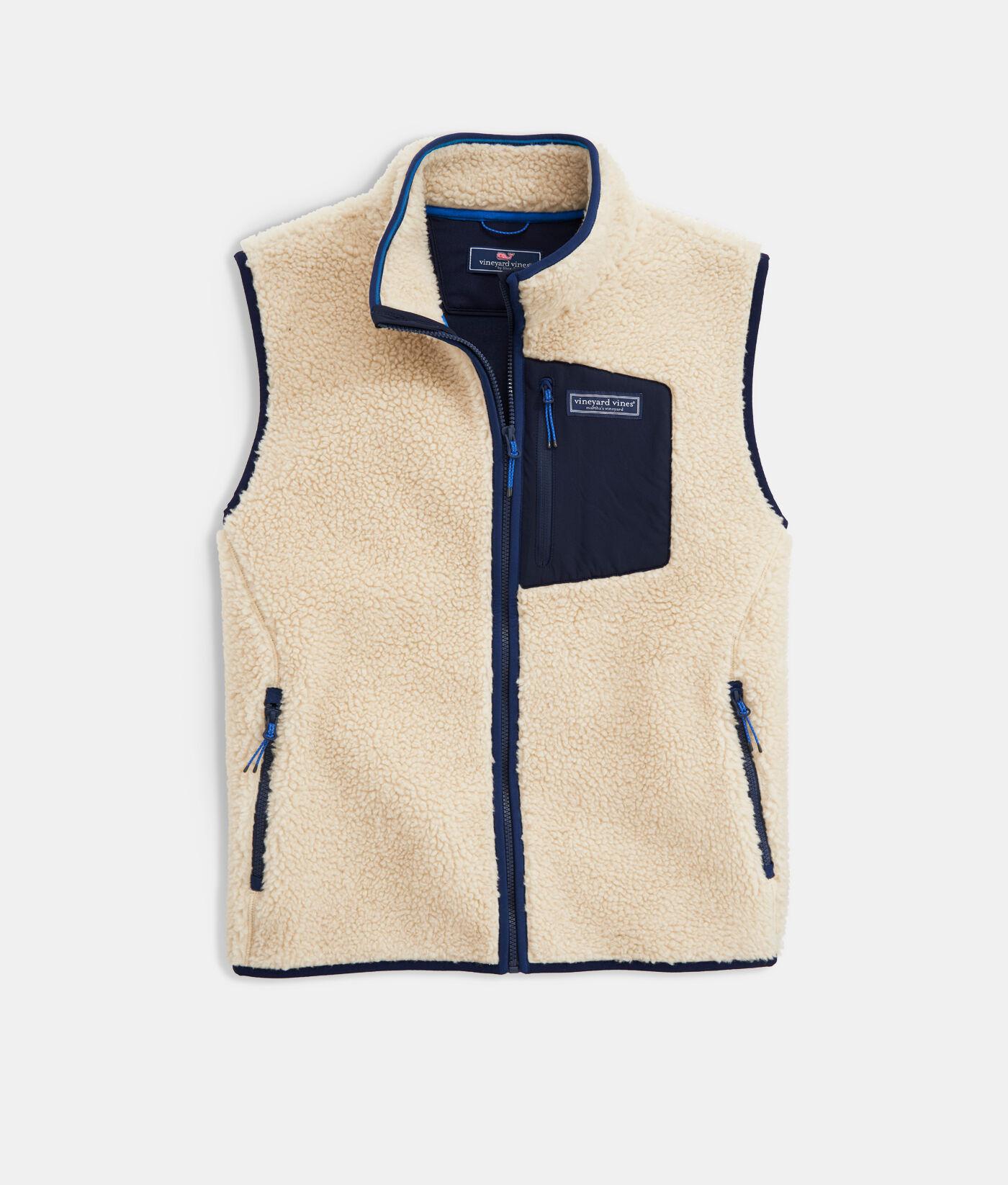 vineyard vines stillwater sherpa vest