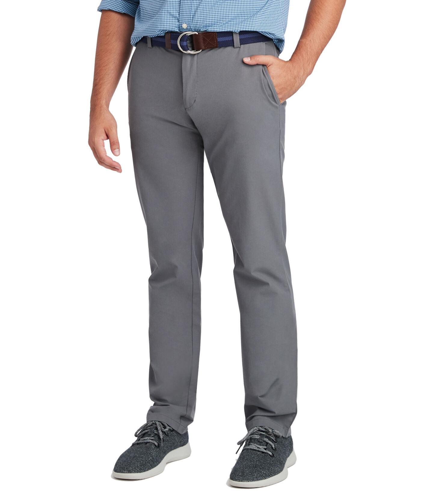 Vineyard Vines Cotton Performance Onthego Pants in Gray for Men Lyst