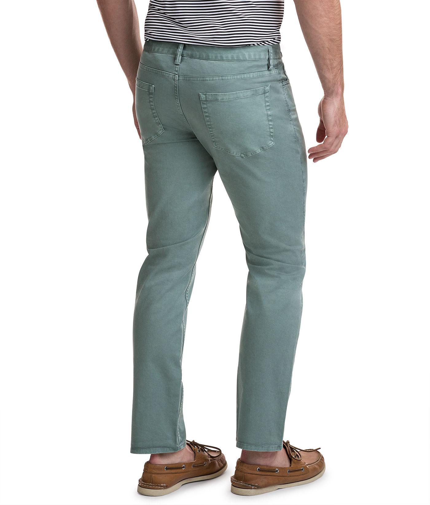 Vineyard Vines Cotton Stretch Twill 5 Pocket Pants for Men Lyst