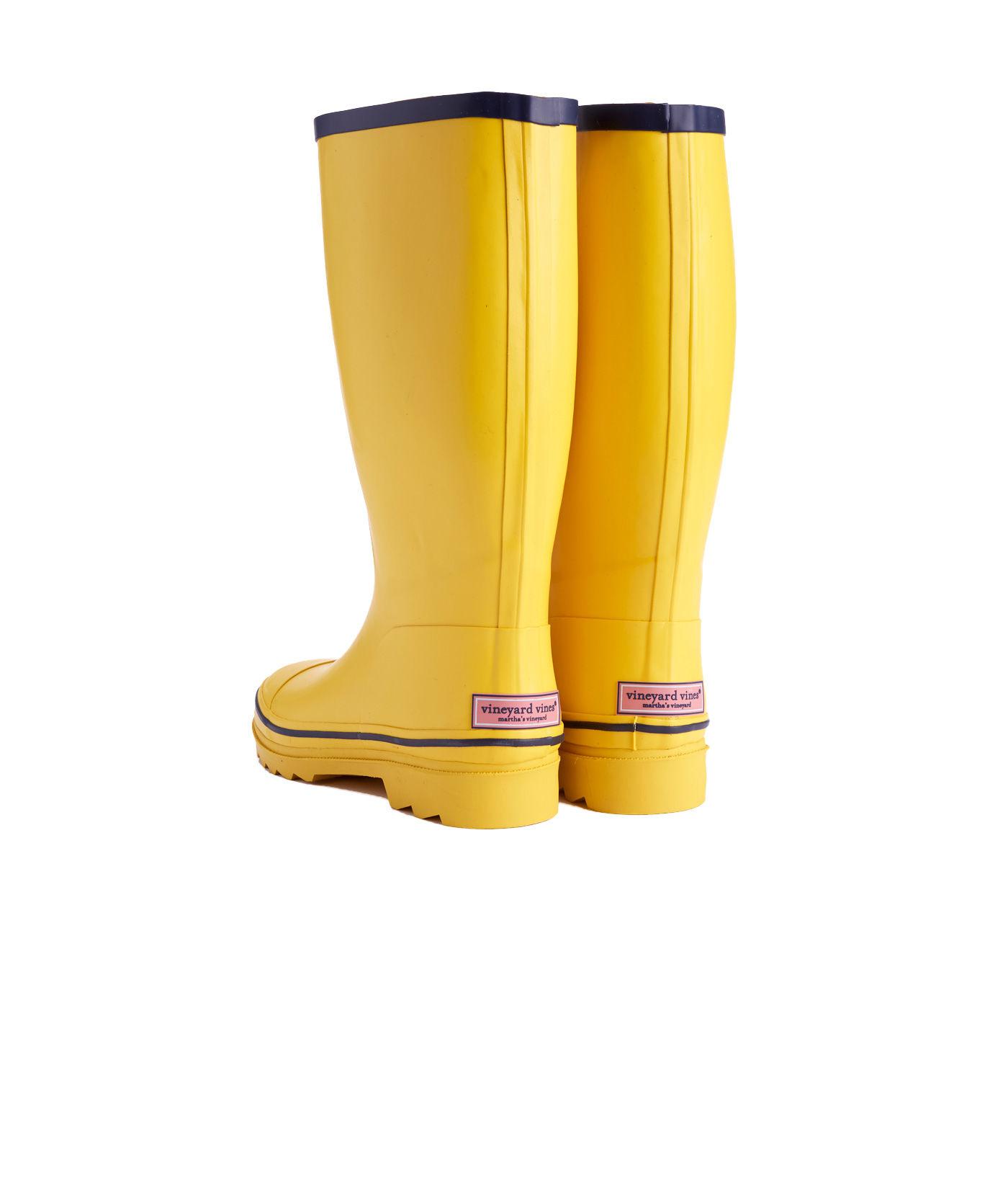 vineyard vines rain boots