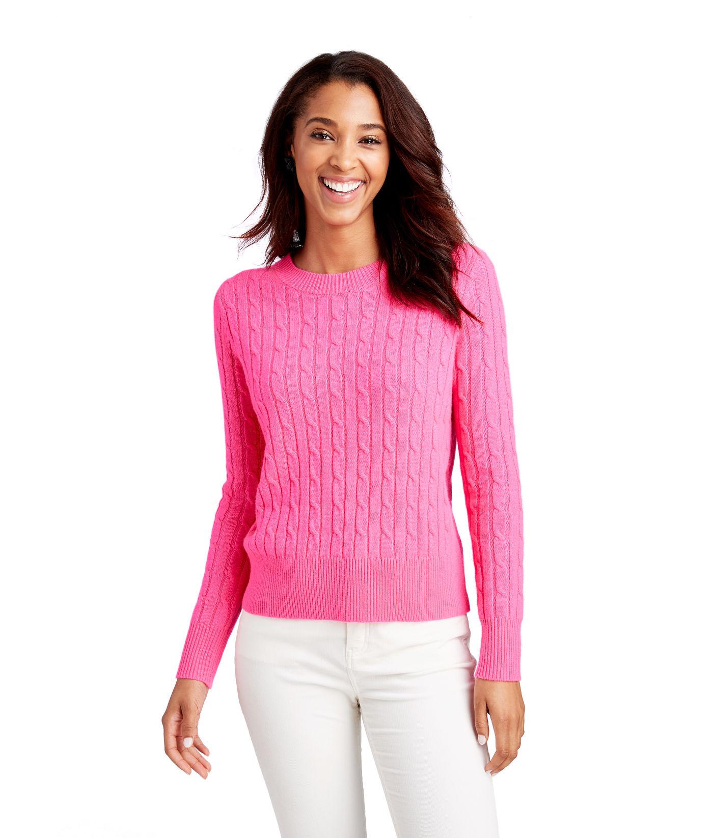 vineyard vines cable knit sweater