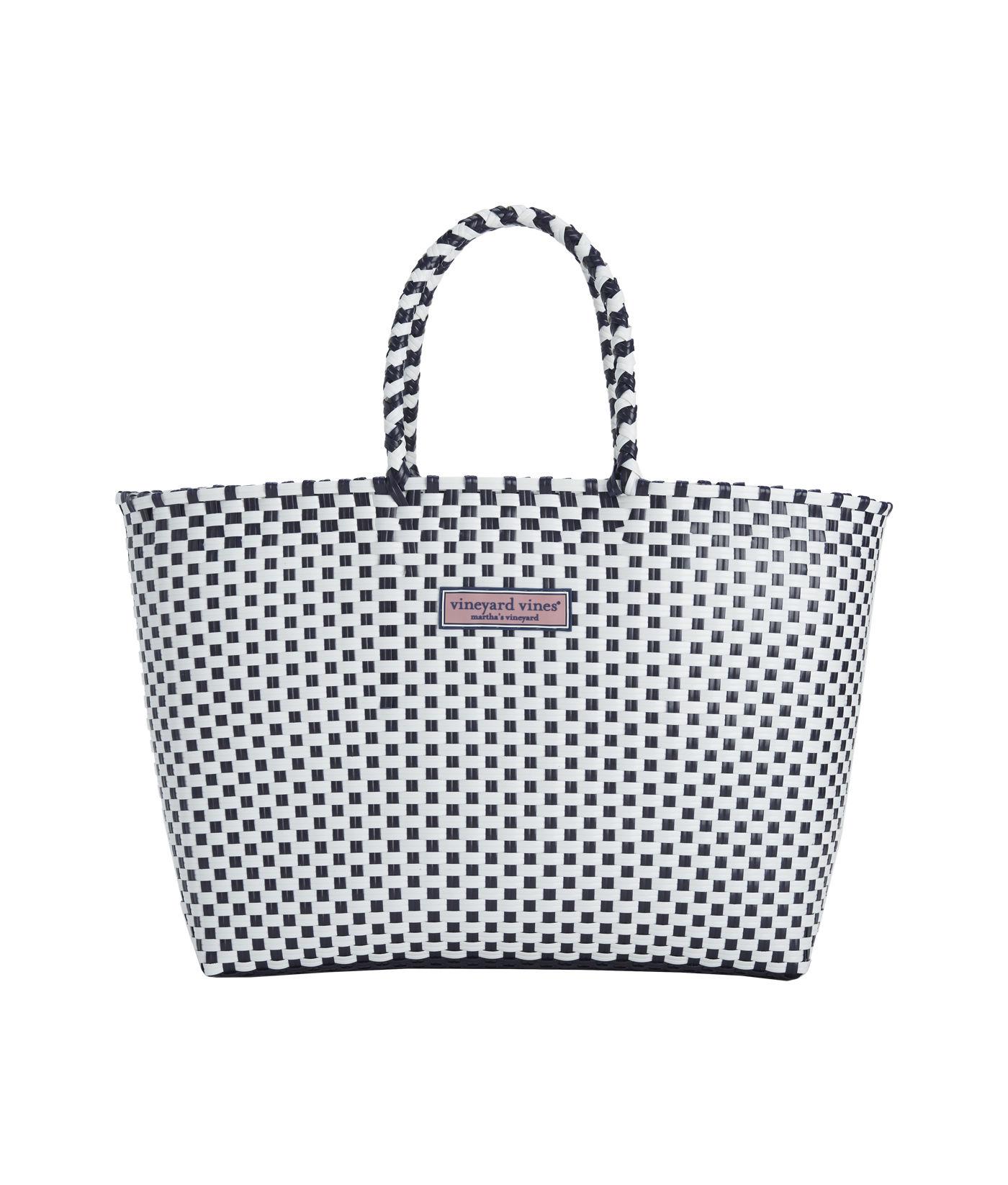 vineyard vines straw tote