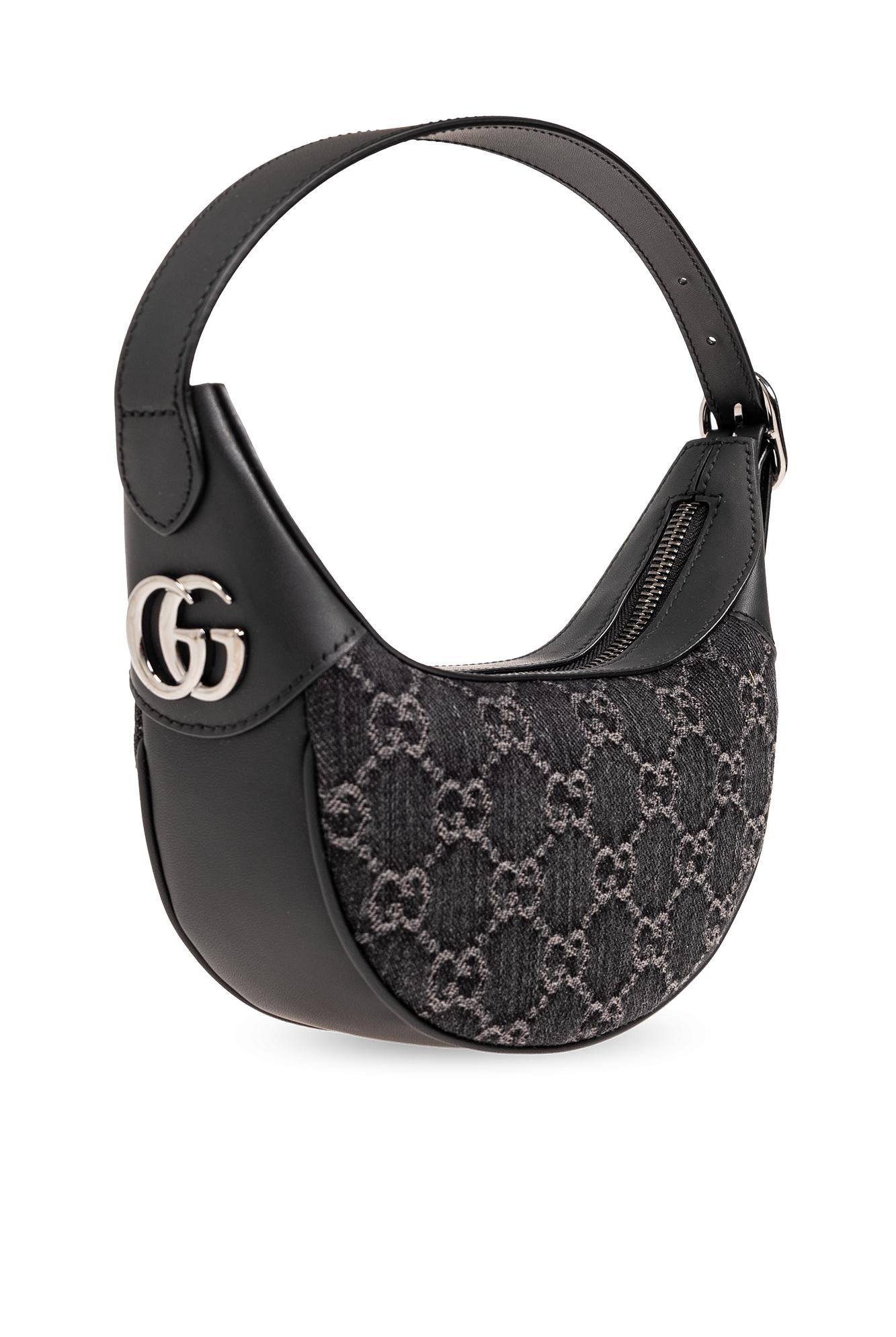 gucci ophidia gg mini shoulder bag black