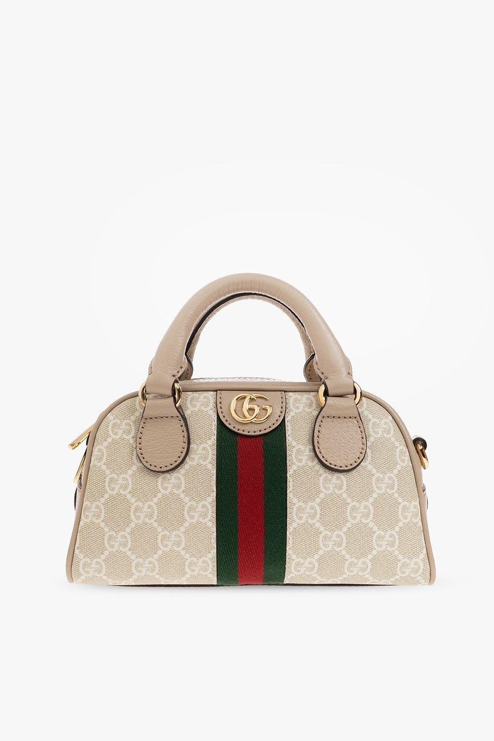 Gucci 'ophidia Mini' Shoulder Bag in Natural | Lyst