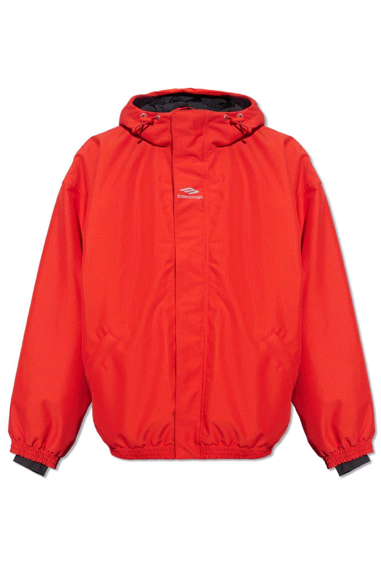 Balenciaga red shop white blue jacket