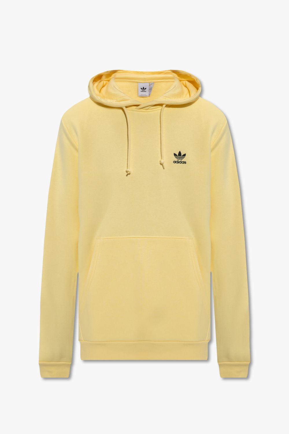 adidas Hoodie With Logo in Yellow Lyst