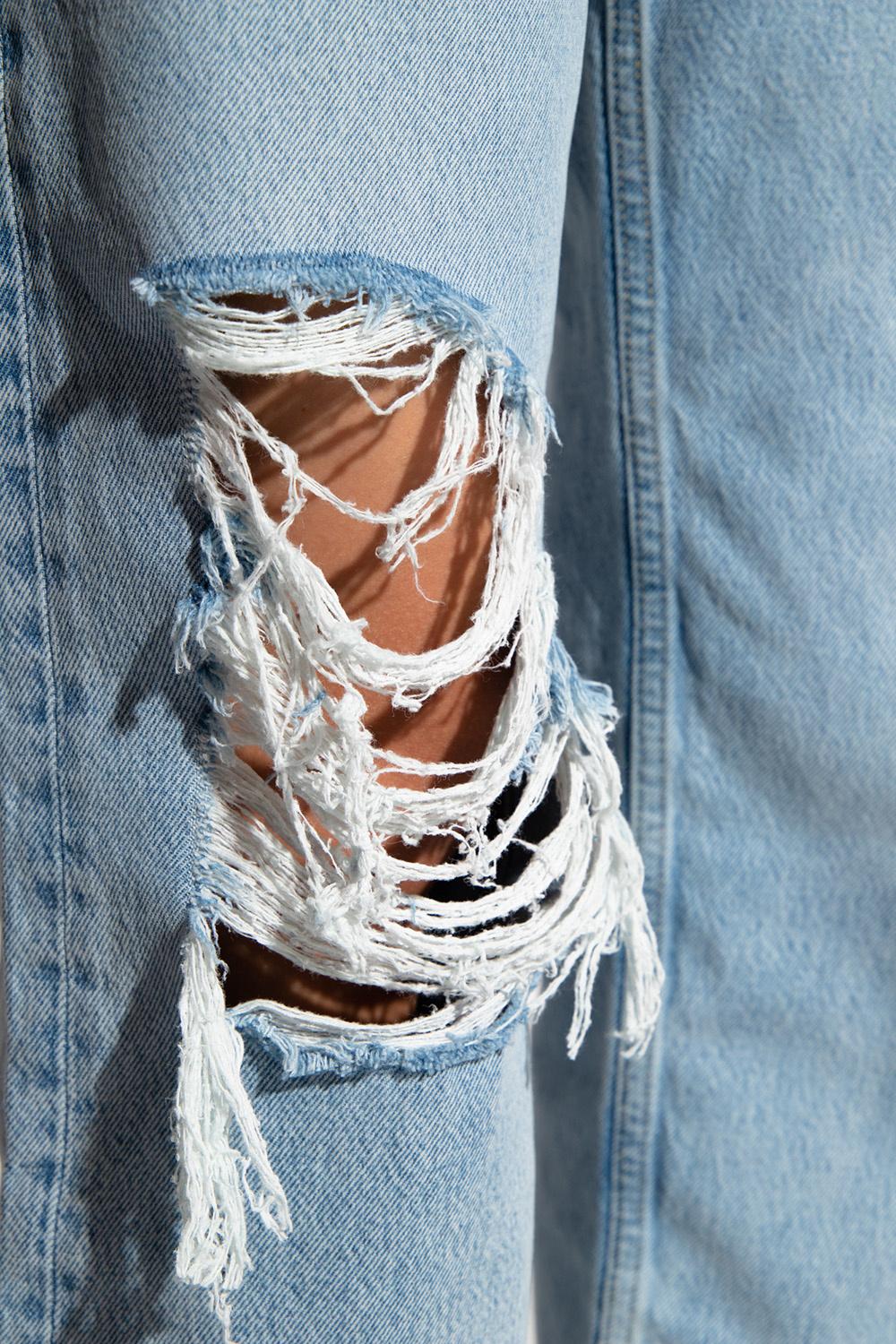 Allsaints Denim April Boys Jeans In Light Blue Blue Lyst