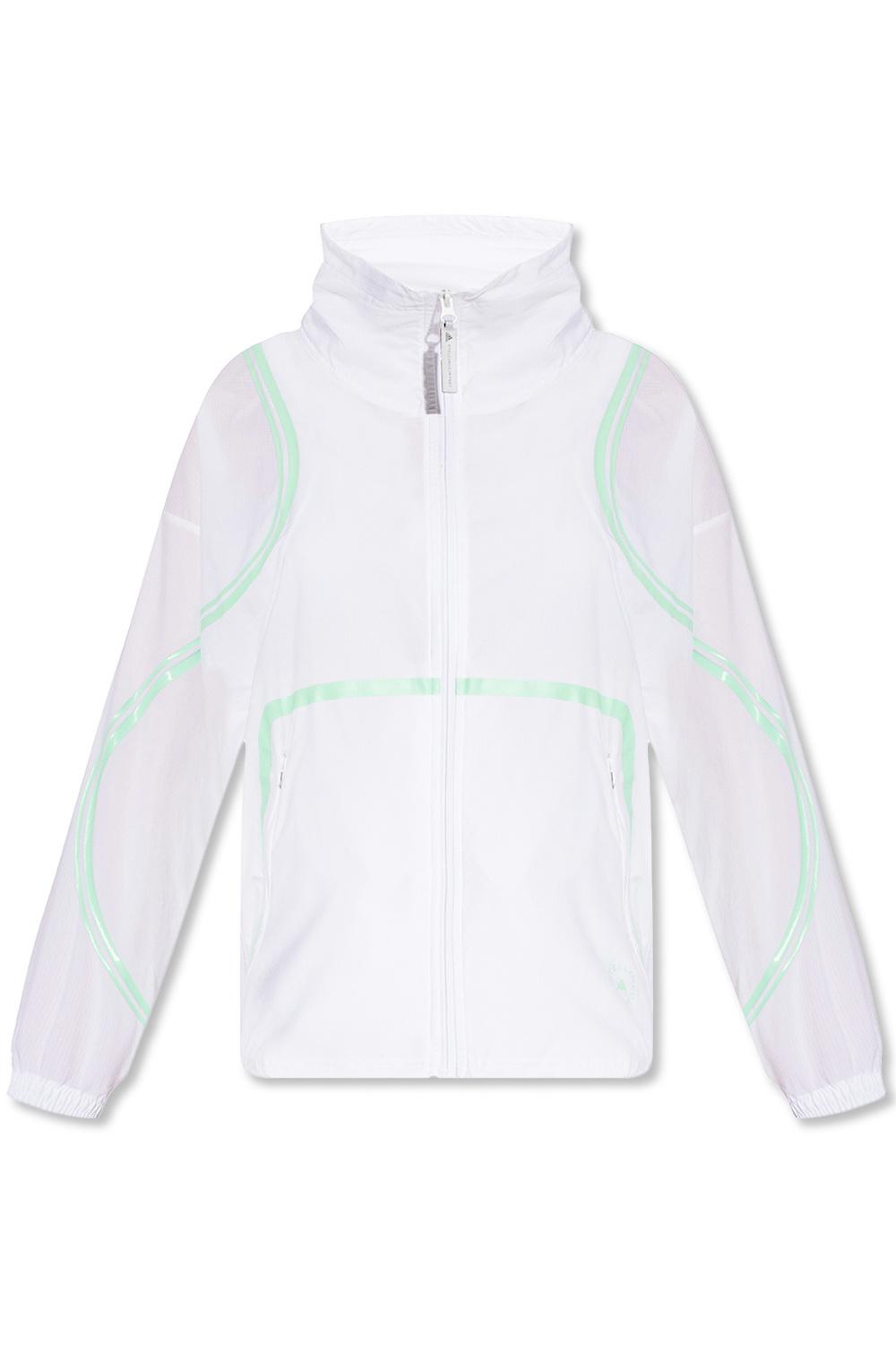 adidas By Stella McCartney Track Jacket With Logo in White | Lyst