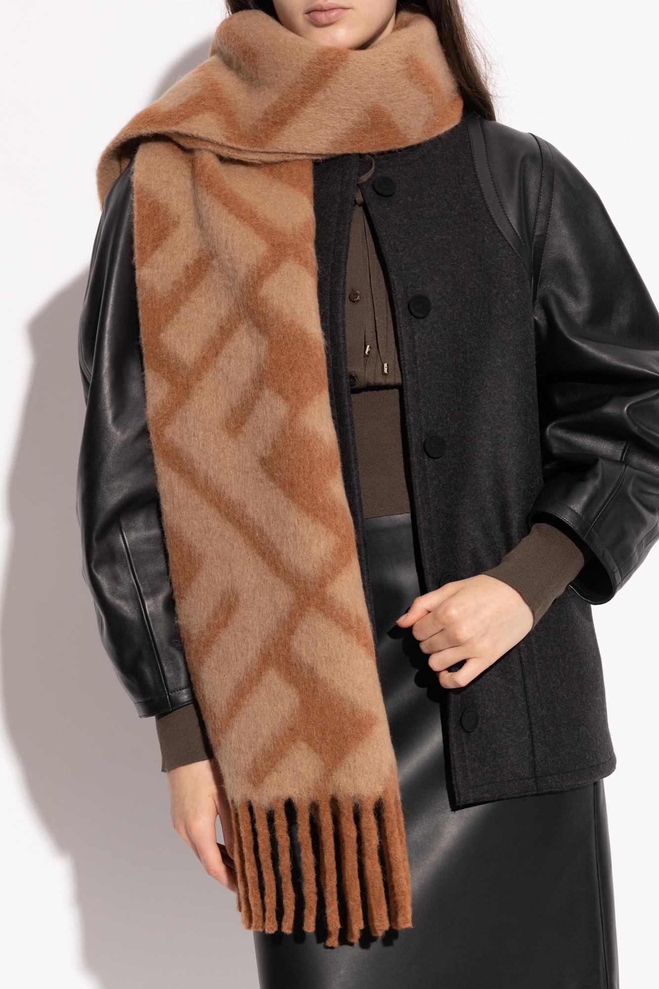 Outfit Fendi New Scarf Black Fendi Scarves And Mufflers For Women Lyst - Main Image