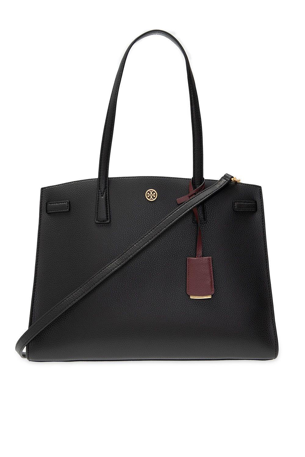 Tory Burch Walker Satchel in Brown Lyst