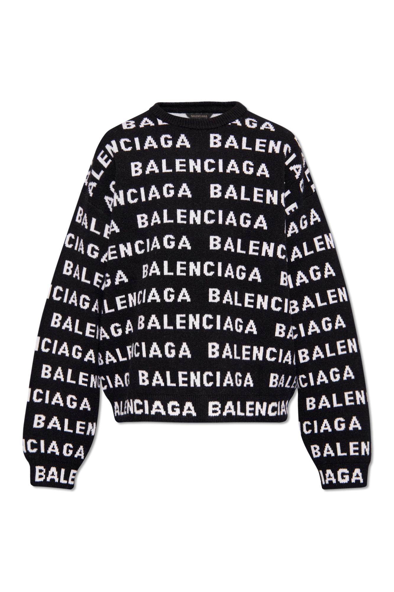Balenciaga black deals sweater