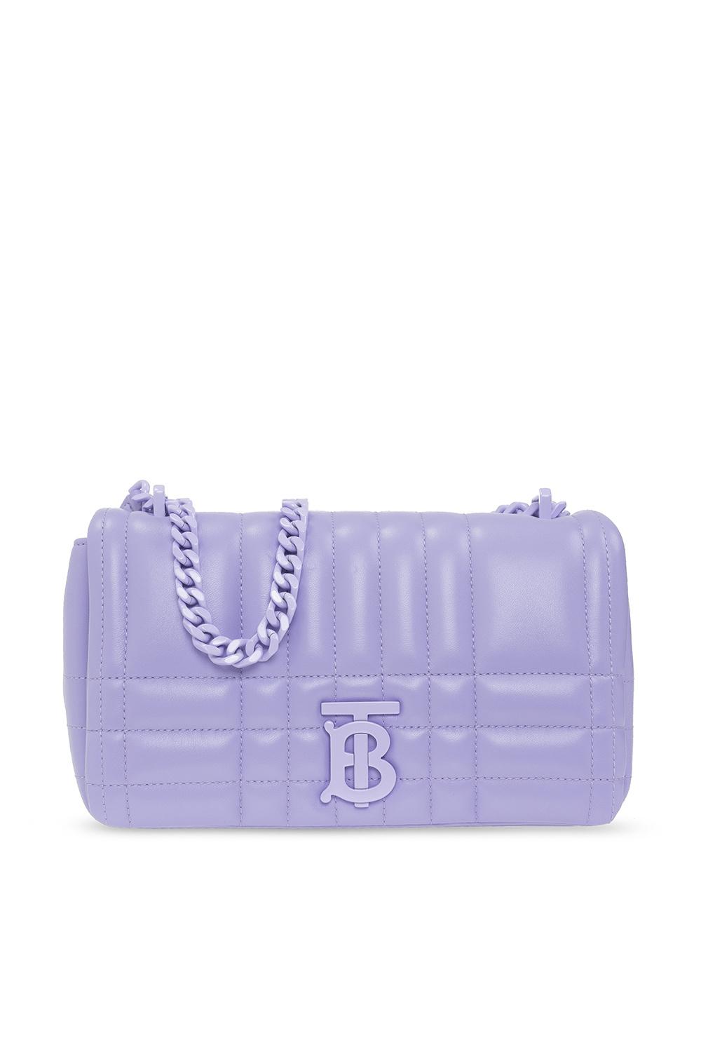 Purple burberry bag clearance