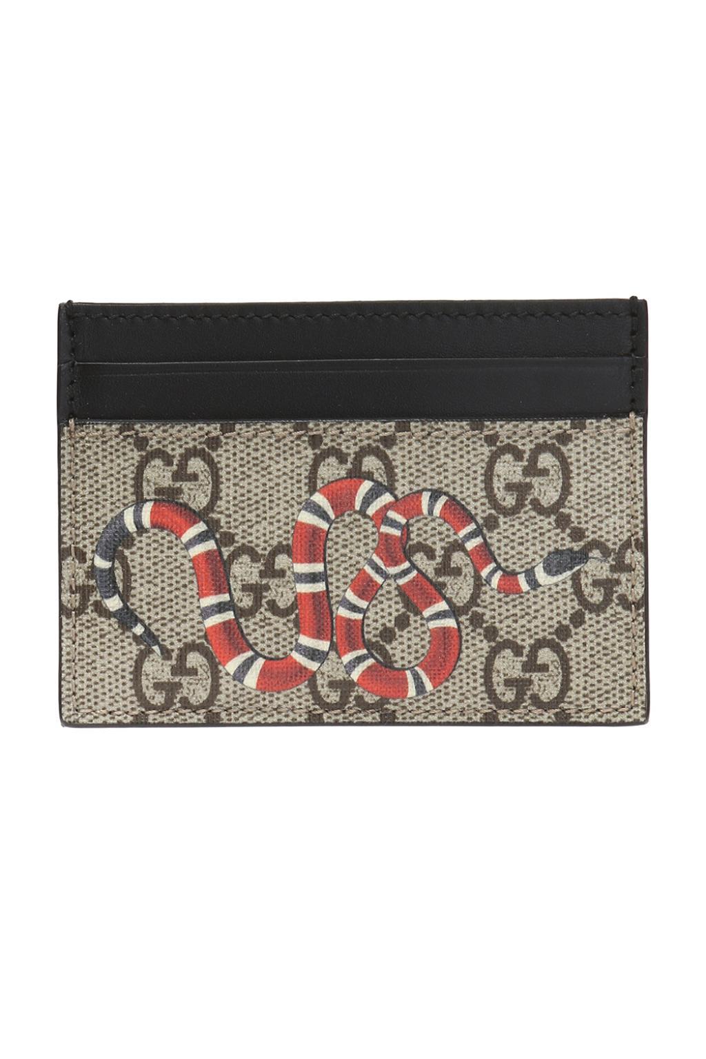 gucci kingsnake card case