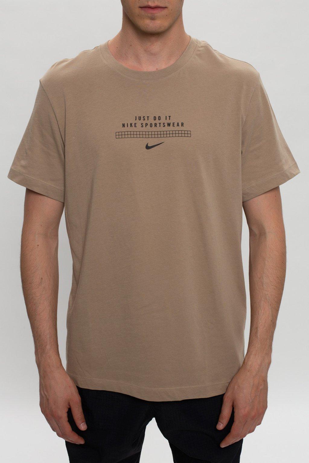 brown nike shirt