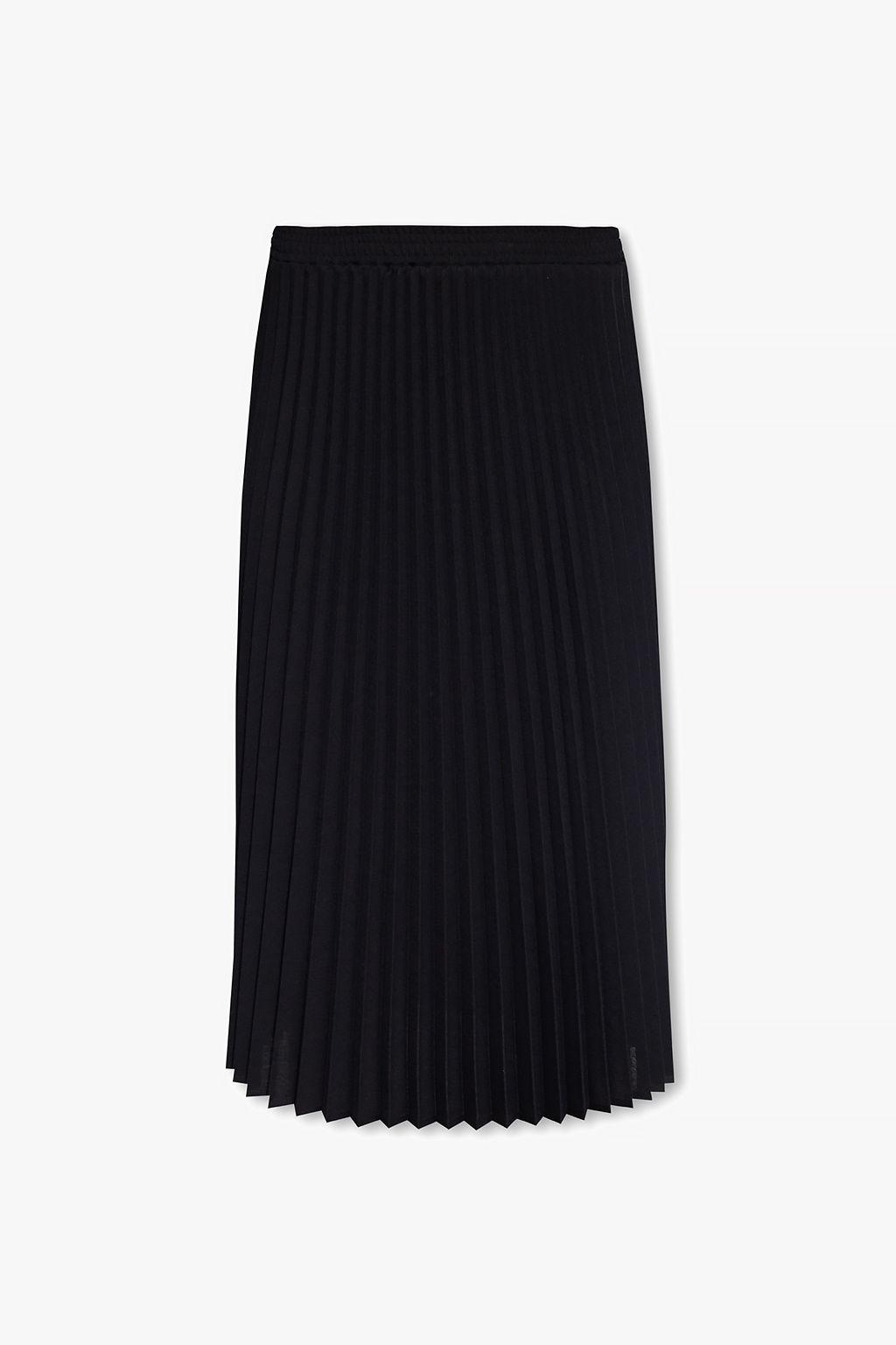 Vetements Black Pleated Skirt | Lyst