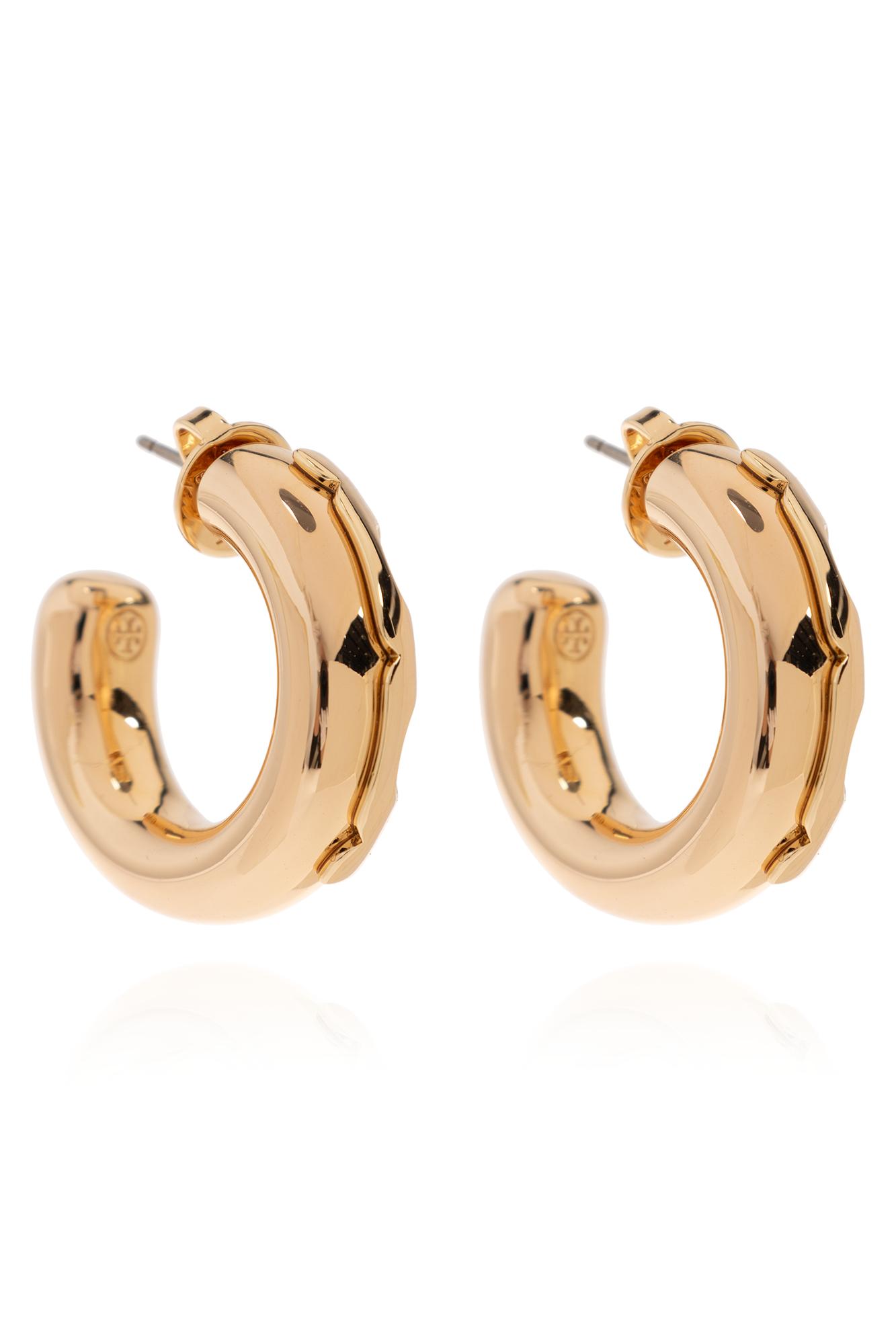 Tory burch 2024 gold hoop earrings