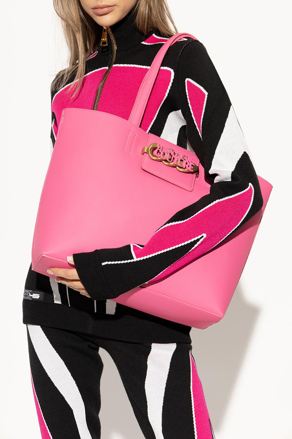 Versace Jeans Couture Shopper Bag With Logo in Pink | Lyst
