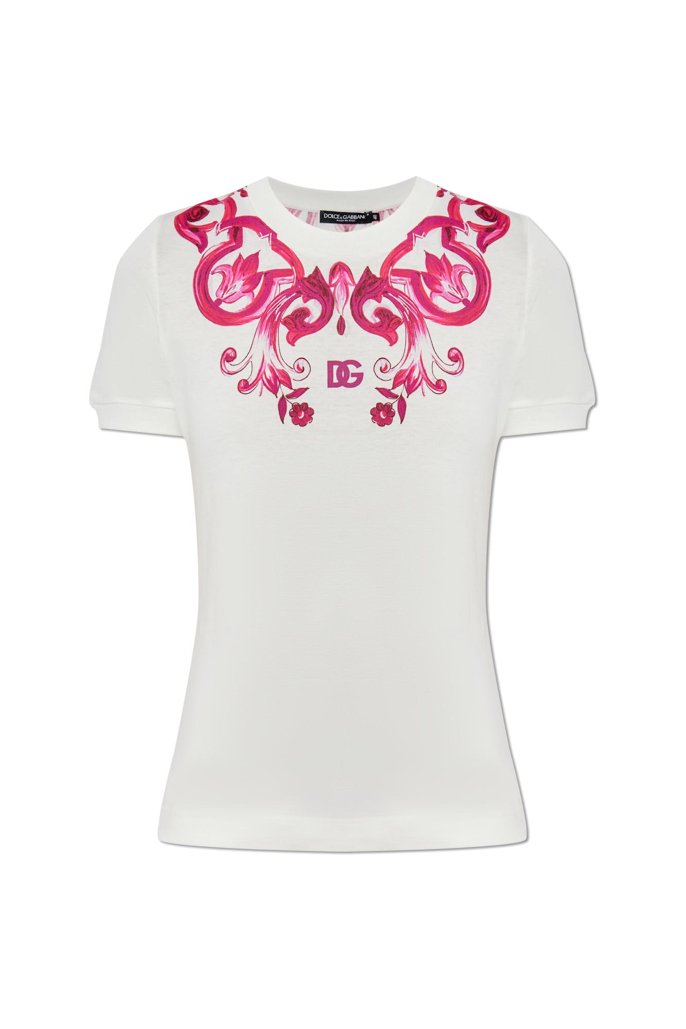 Dolce and gabbana red t shirt deals