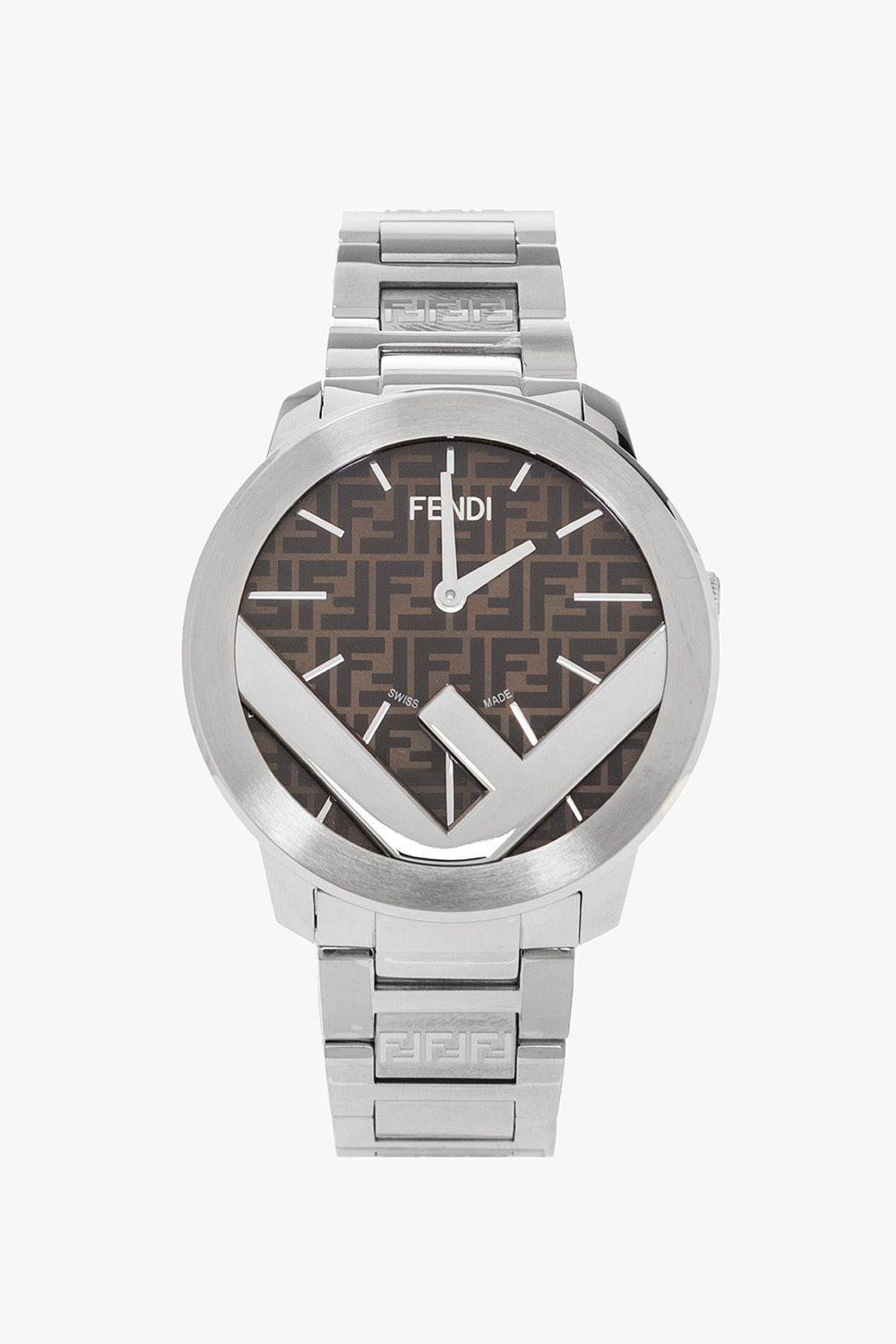 Fendi Watch With Logo in Gray for Men Lyst