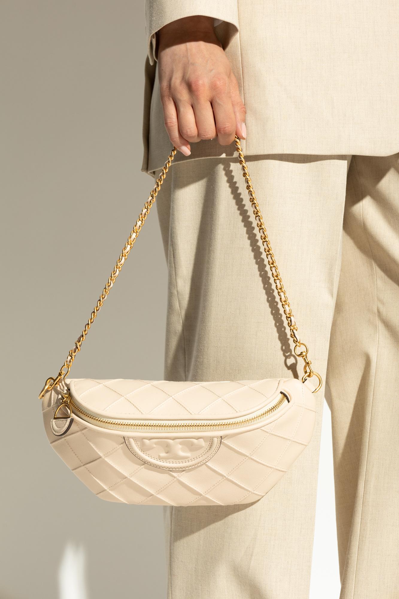 Tory Burch Cream Belt- Size M Tory Burch FLEMING SOFT BELT BAG - New Cream | eBay main image 2