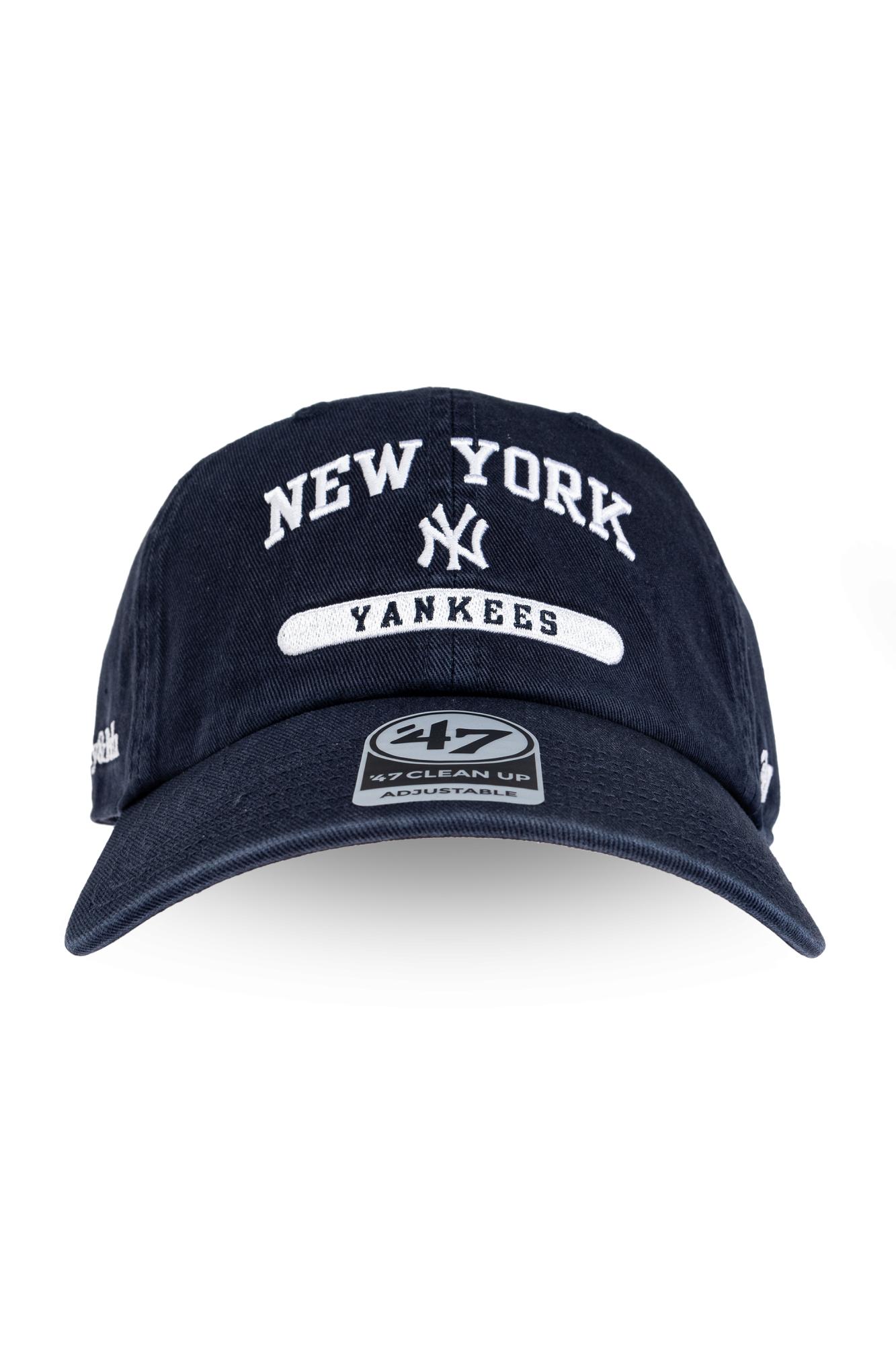 Sporty&Rich 47コラボ ヤンキース キャップ ネイビー Sporty & Rich Cap From The 47 & The New York Yankees Collection in