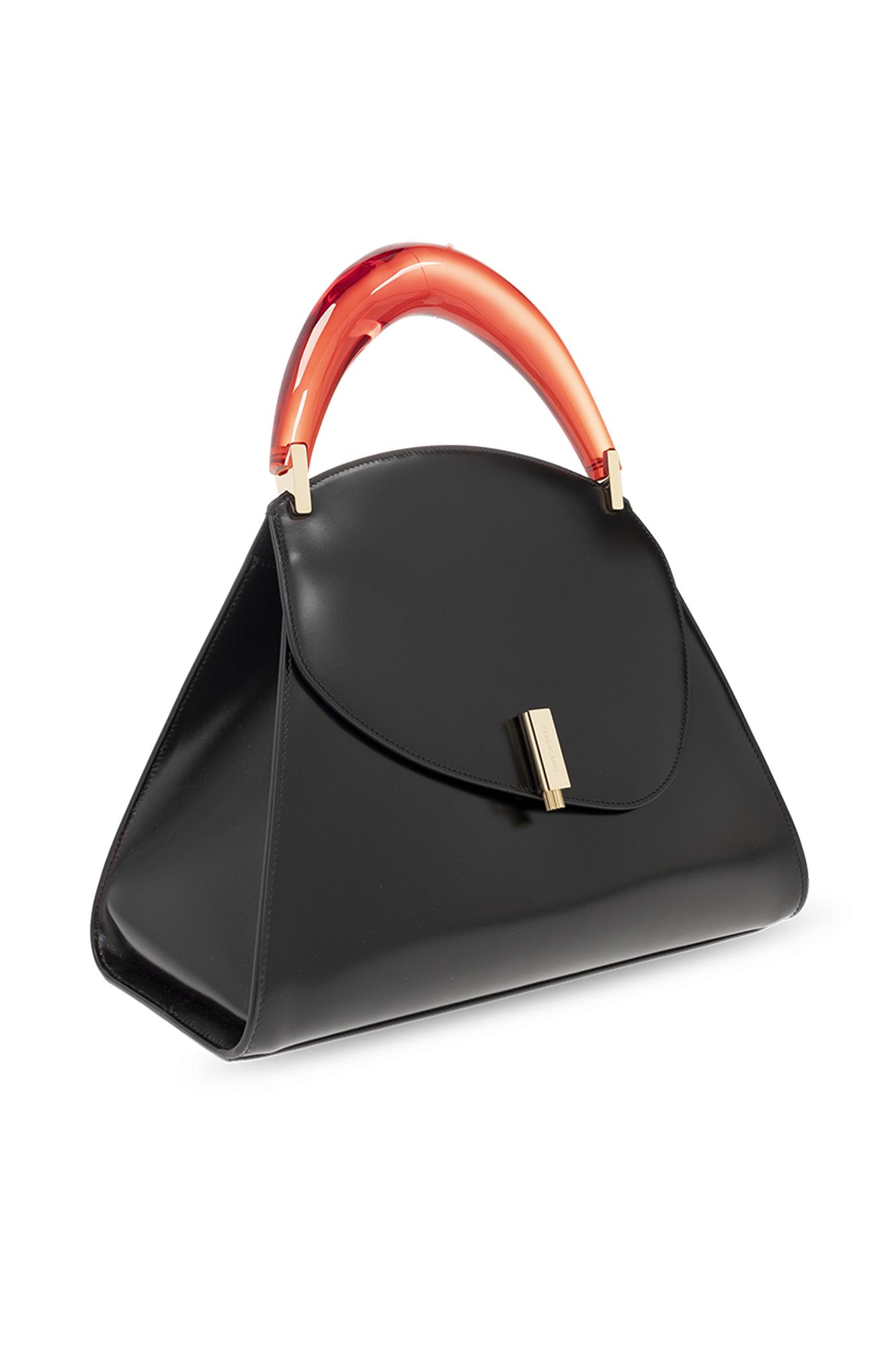 Ferragamo 'Prism' Handbag in Black | Lyst