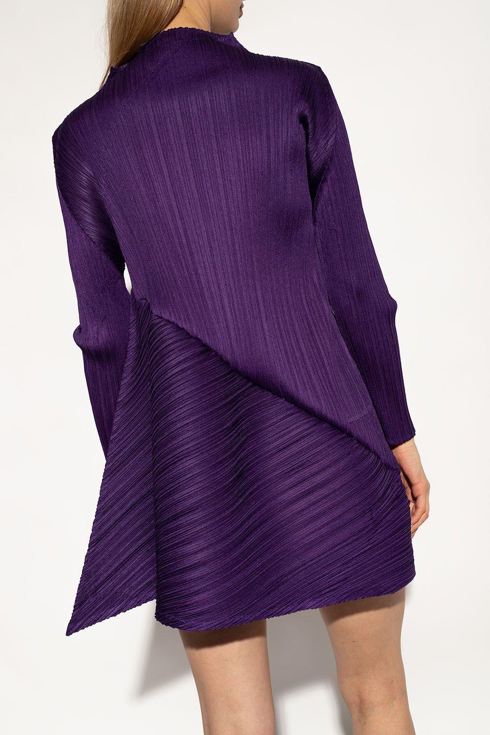 Pleats Please Issey Miyake 'calla' Dress in Purple   Lyst