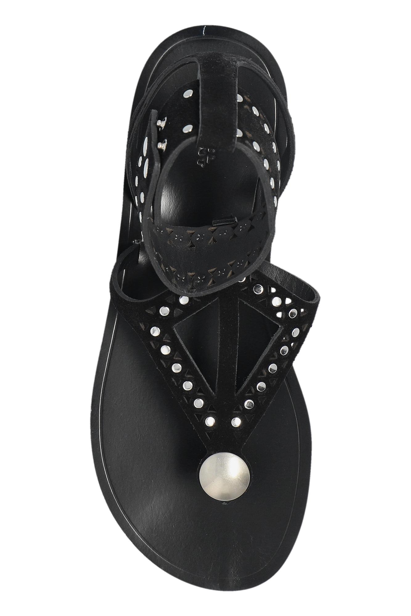 【送料&関税込】Isabel Marant edil Sandals Isabel Marant Sandals Edil in Black | Lyst Canada