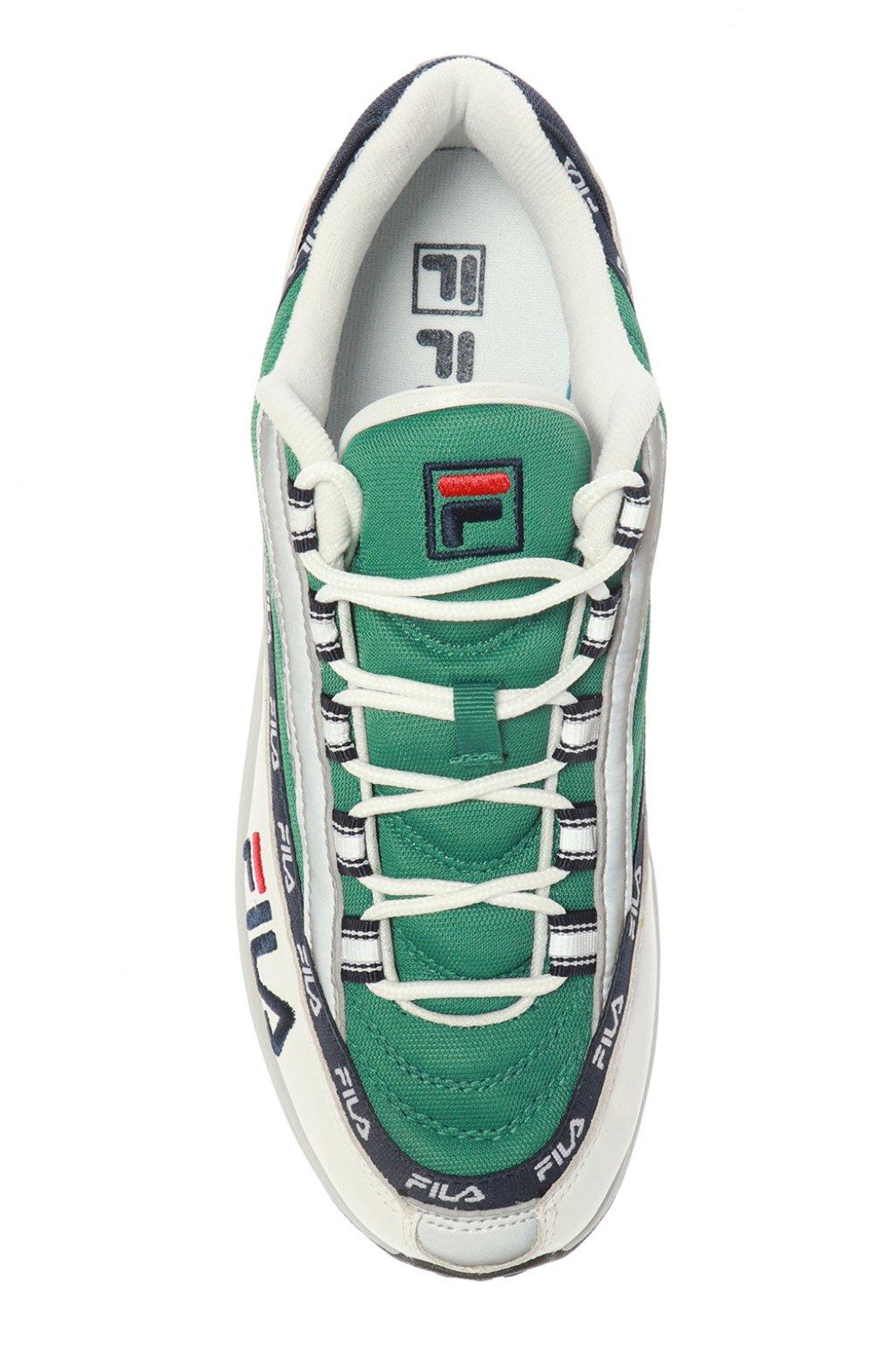 green and white filas