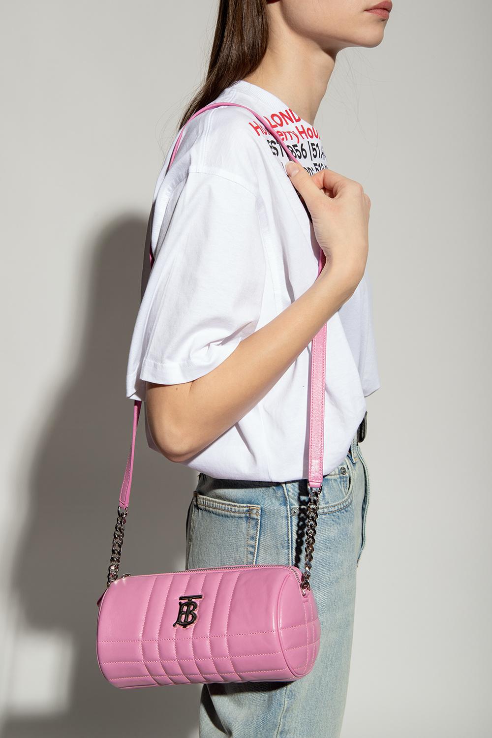 Burberry 'barrel' Shoulder Bag in Pink | Lyst