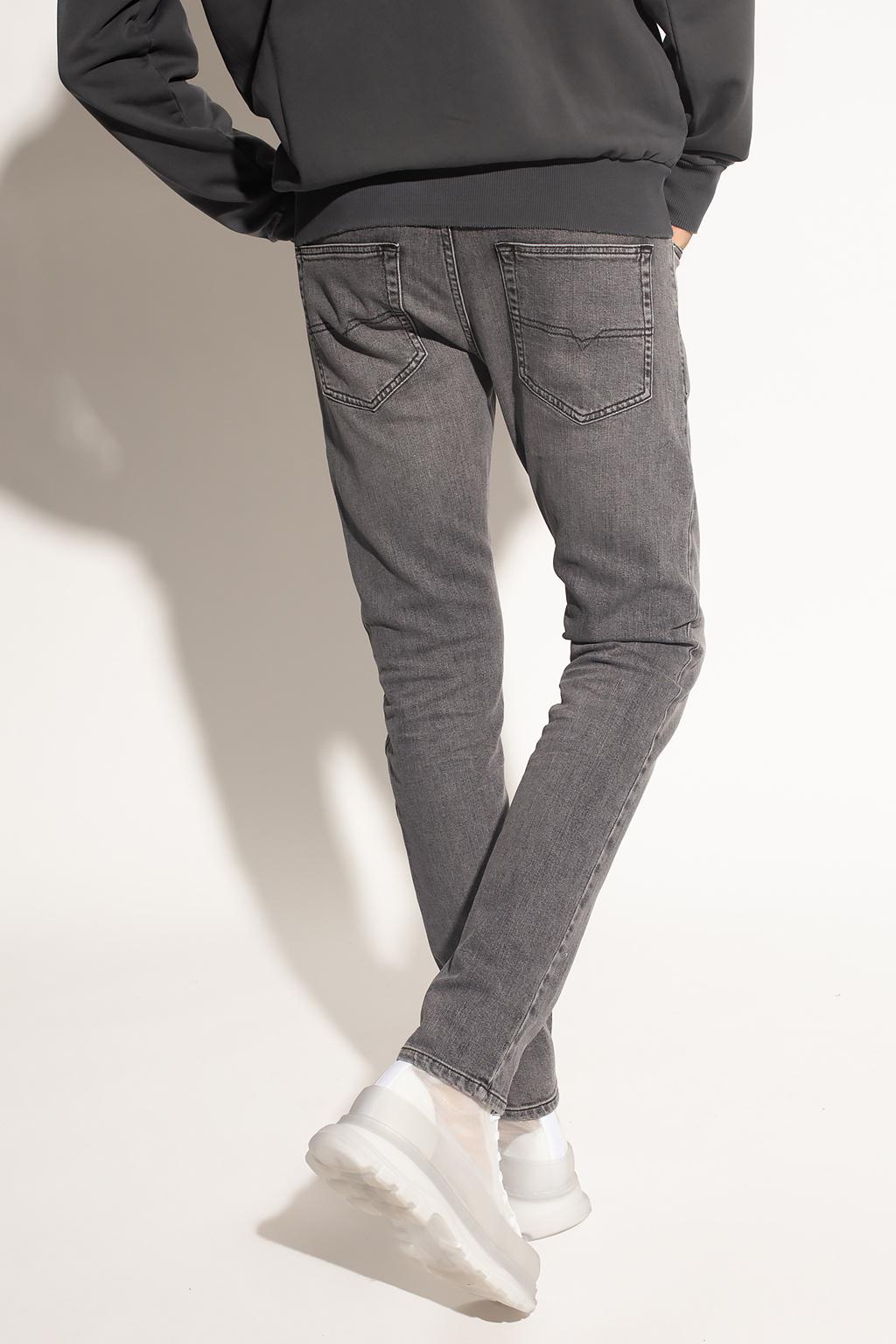 DIESEL Denim 'd-luster' Jeans in Grey (Gray) for Men | Lyst