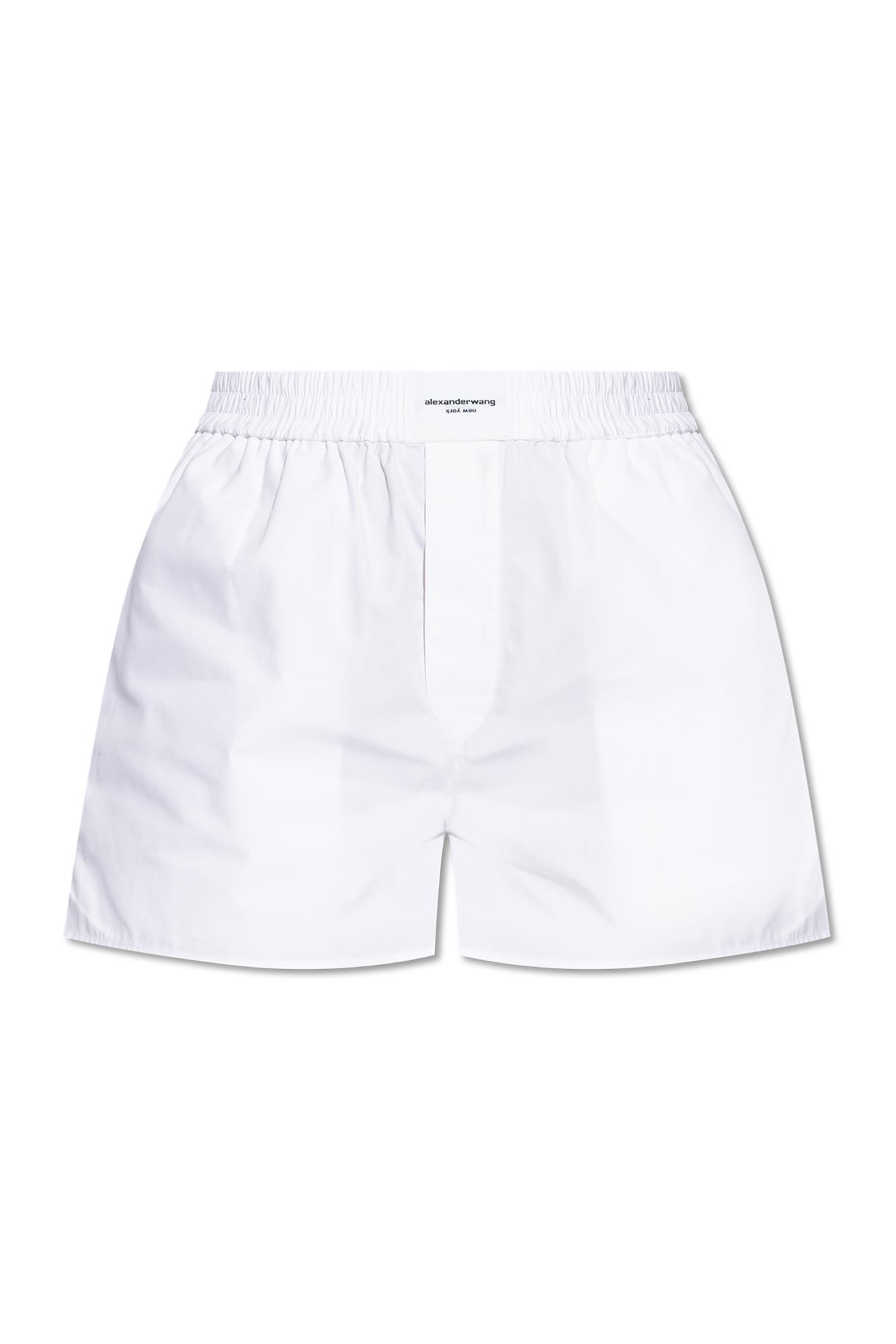 ショートパンツ T BY ALEXANDER WANG Boxer shorts Multicolor T By Alexander Wang - Diamante Logo Strap Layer Shorts | HBX