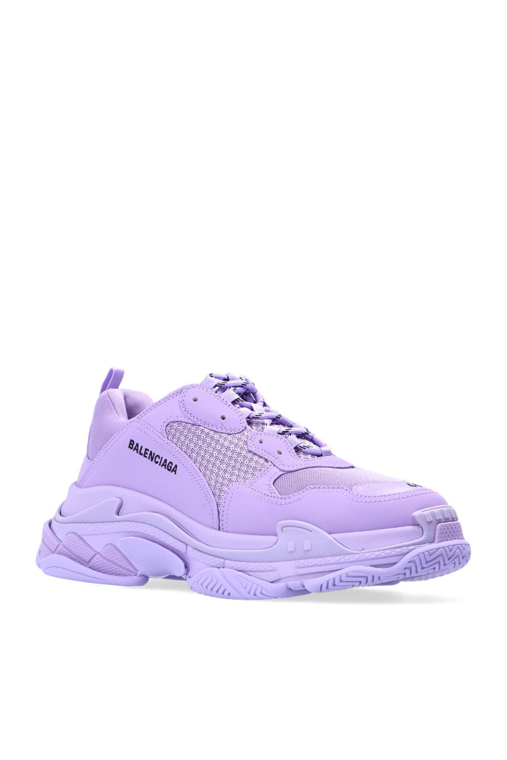Balenciaga 'triple S' Sneakers in Purple for Men | Lyst