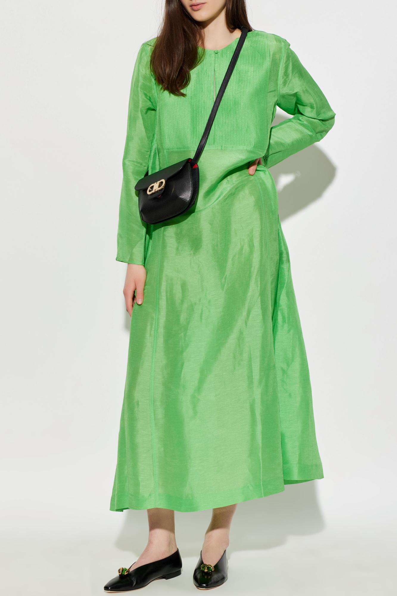 knee length dresses for ladies Above And Beyond Olive Green Textured Shift Dress  Shop the Mint