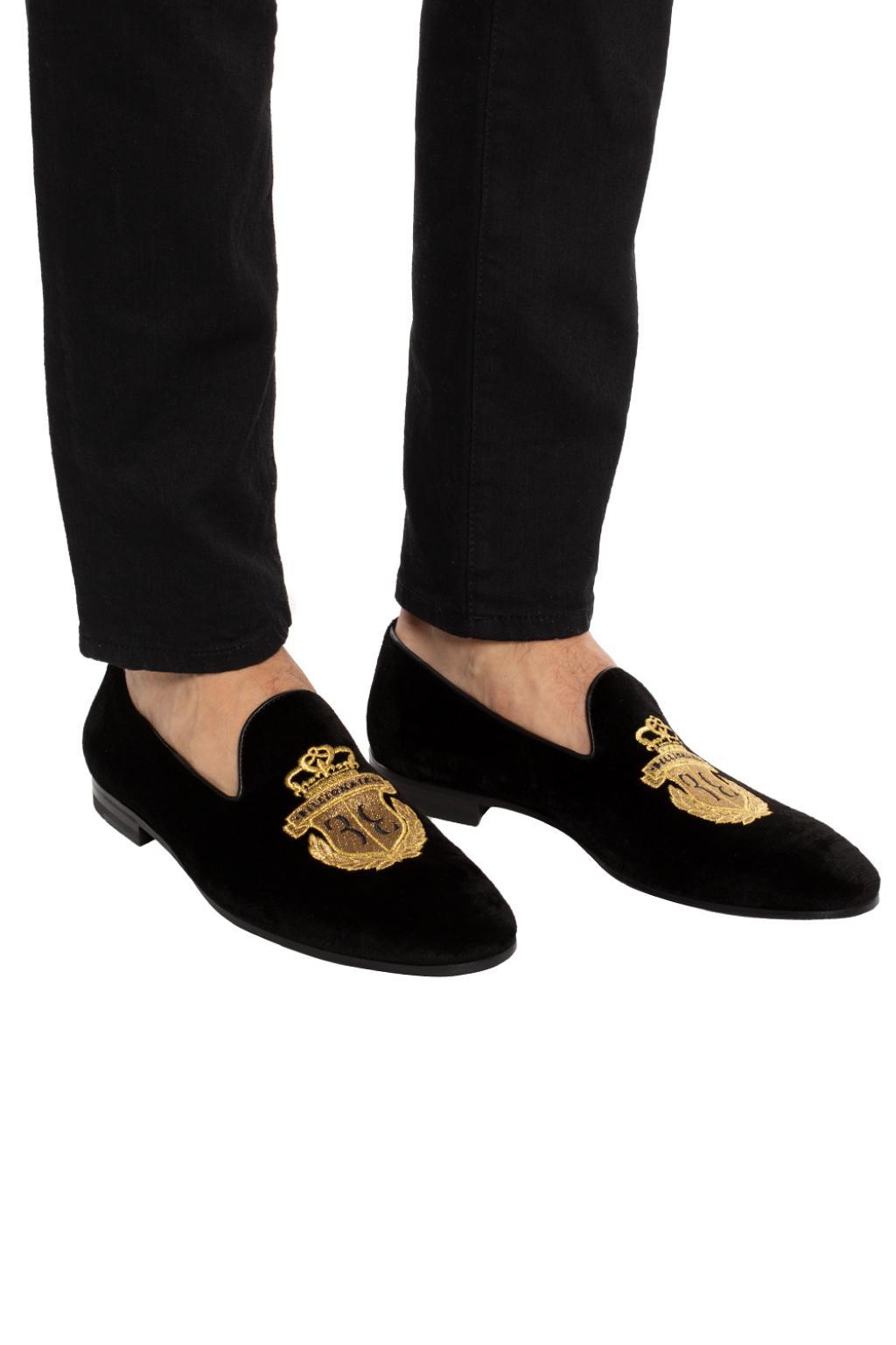 Billionaire Velvet Loafers in Black for Men Save 16 Lyst