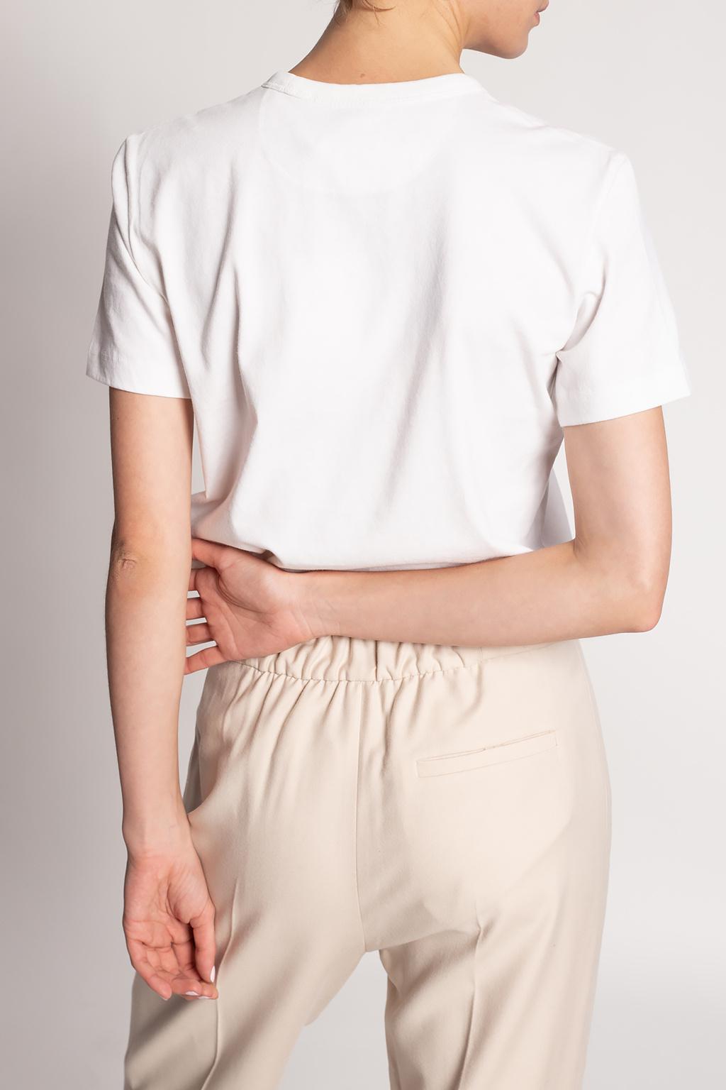 coach Tシャツ 刺繍 ロゴ COACH T-shirt With Logo in White | Lyst