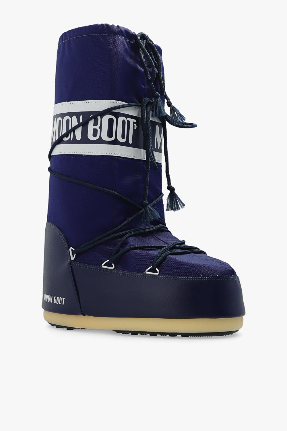 Moon Boot 'nylon' Snow Boots in Blue for Men | Lyst