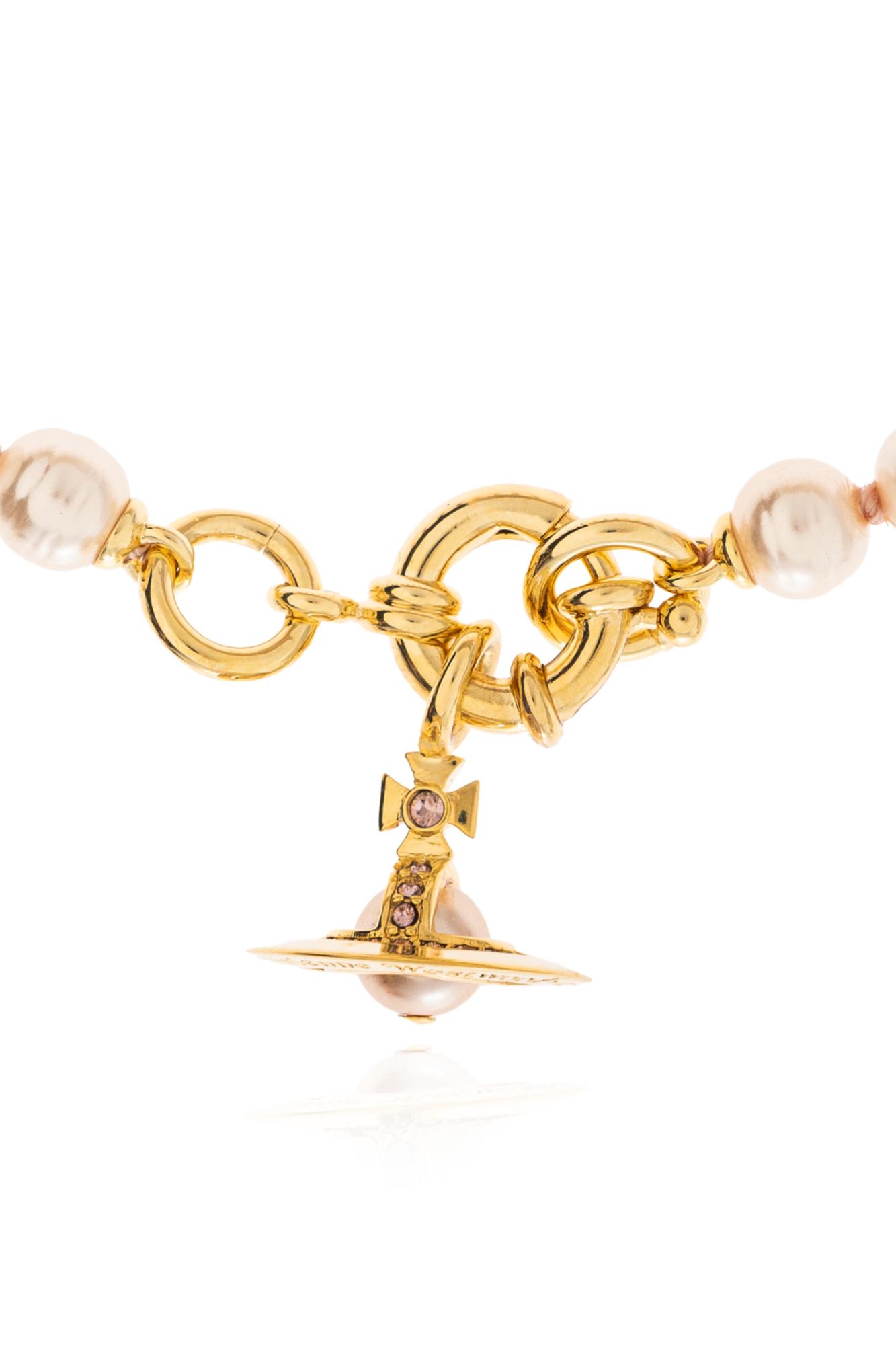 ブレスレット Vivienne Westwood Gold Balbina Bracelet With Pearl 12769116-1344844629938567.jpg