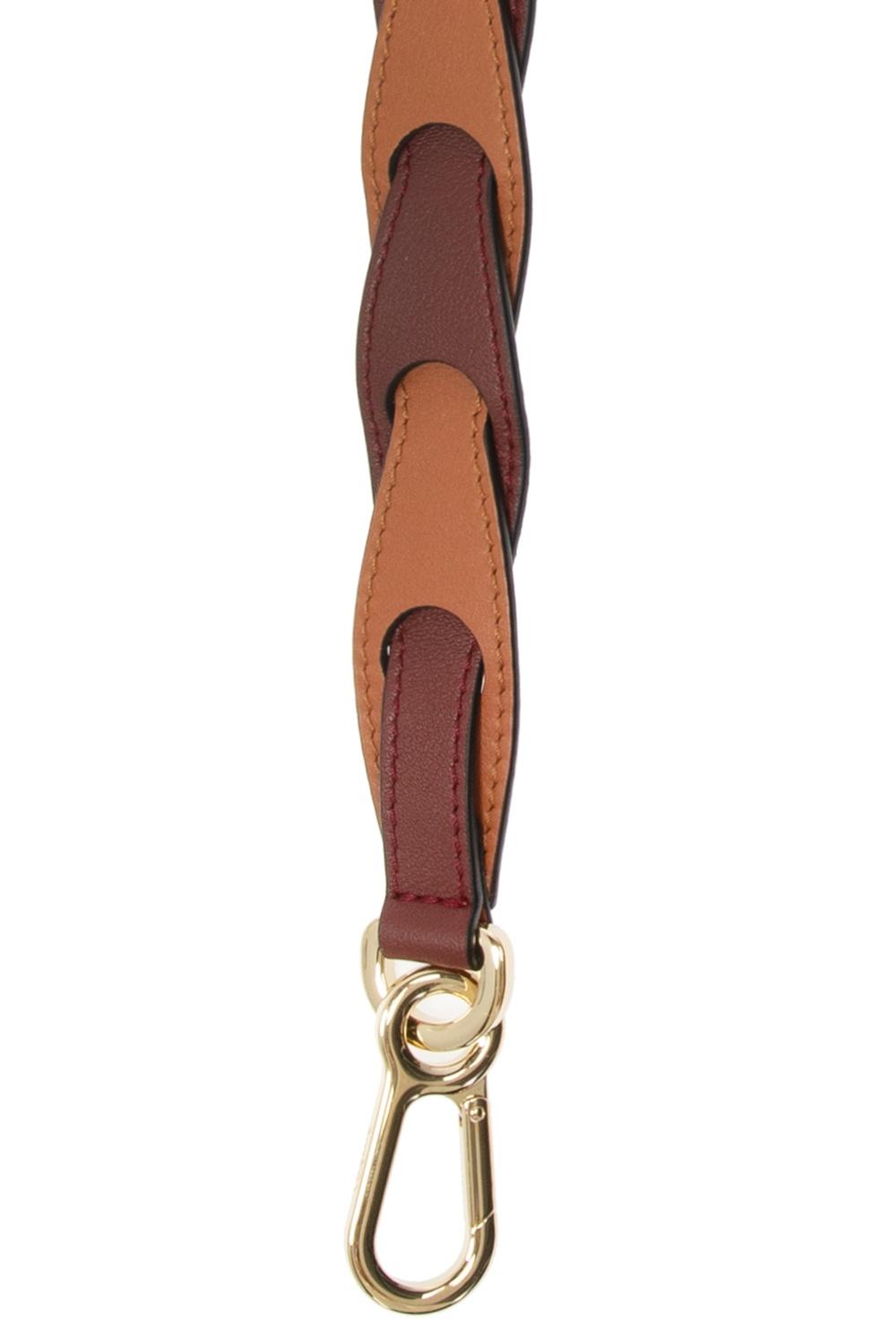 Loewe Leather Bag Strap in Brown Lyst