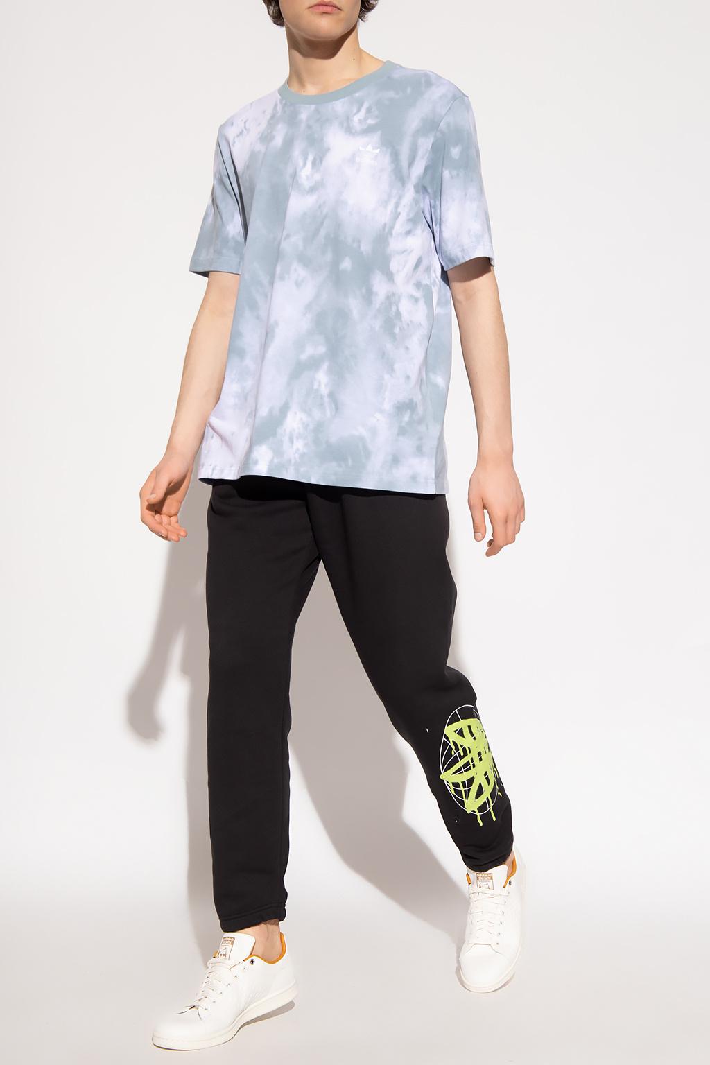 adidas Originals Tie-dye T-shirt in Gray for Men | Lyst