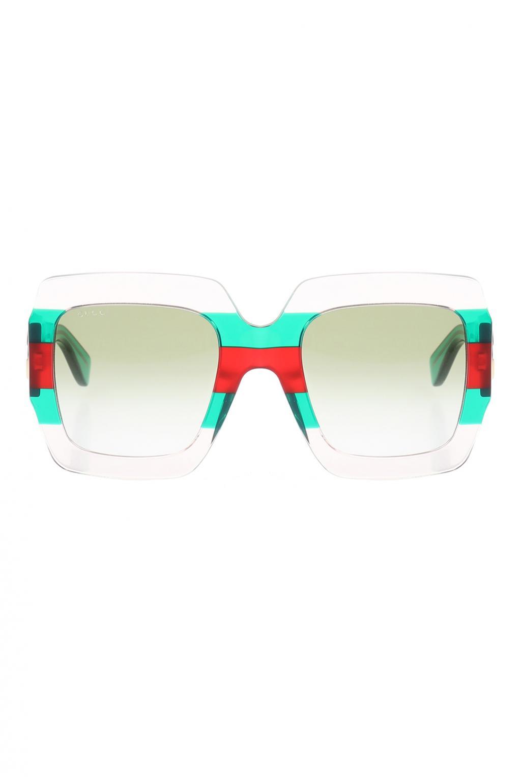 lime green gucci sunglasses